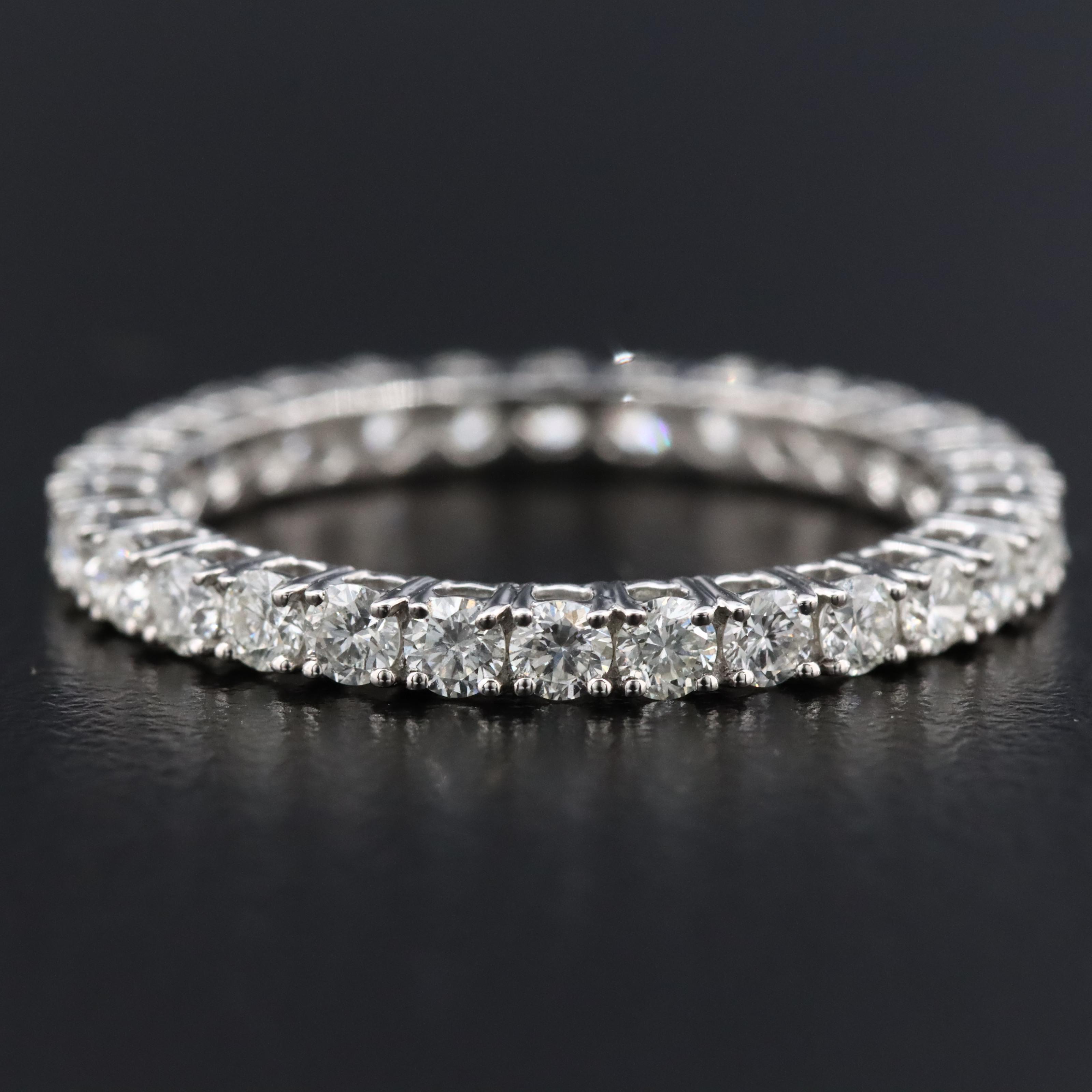 Platinum 1.40 CTW Diamond Eternity Band