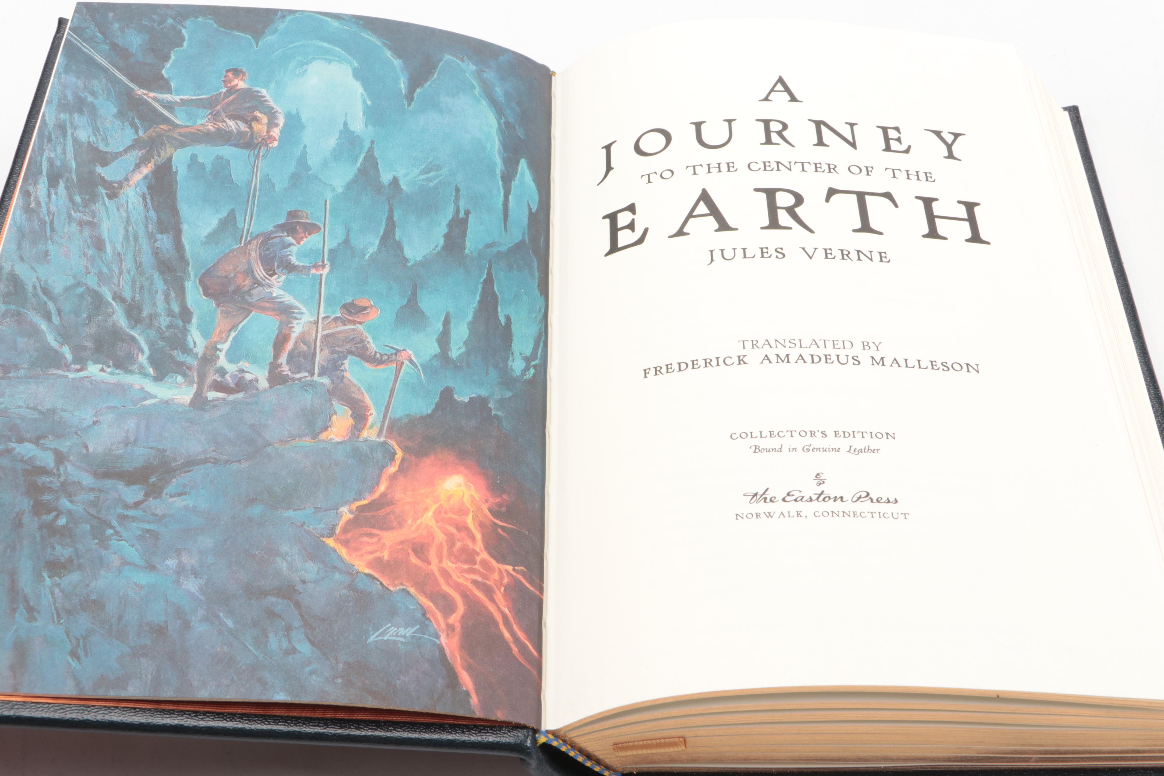 Easton Press "A Journey to the Center of the Earth" and More by Jules Verne