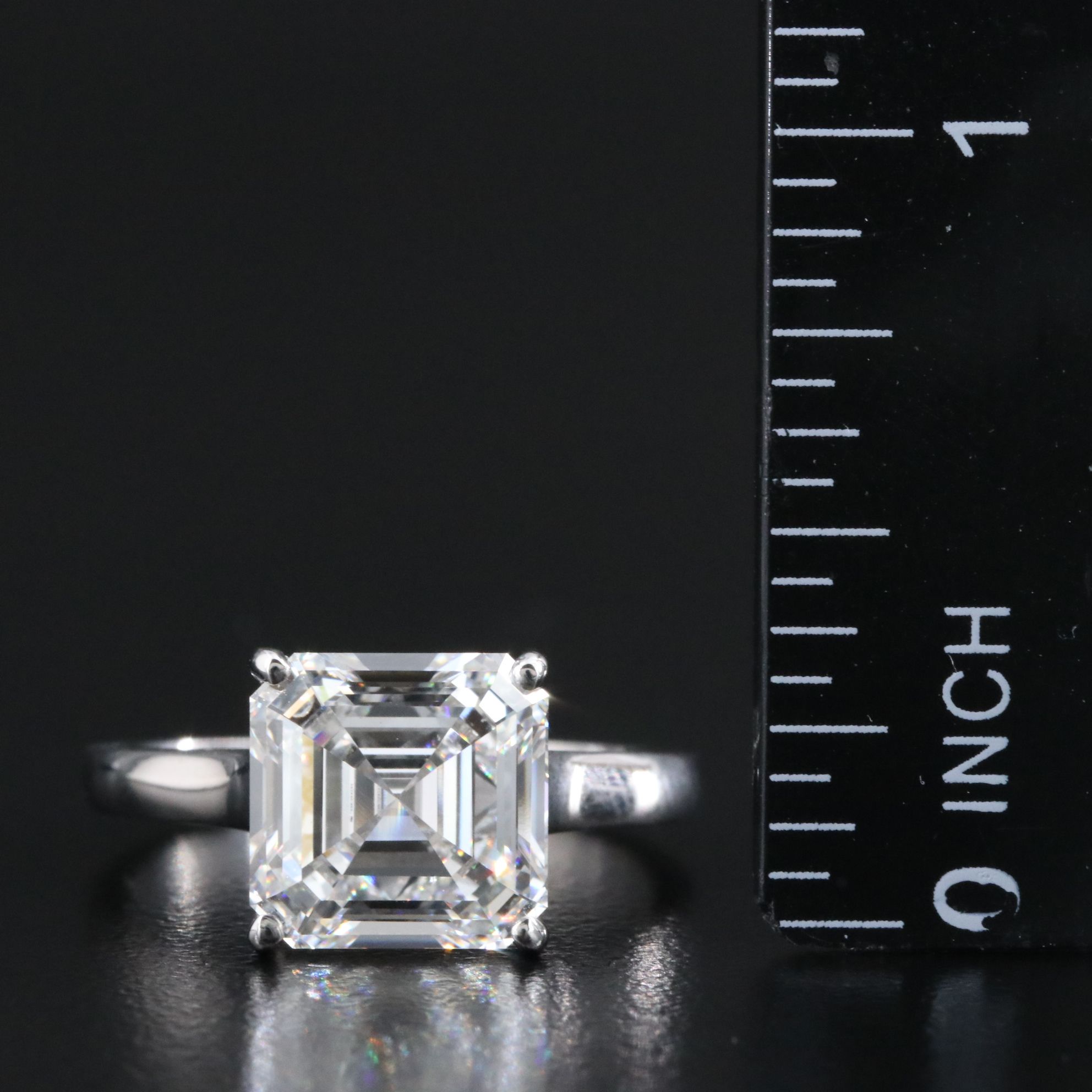 14K 5.01 CT Lab Grown Diamond Solitaire Ring with IGI Report