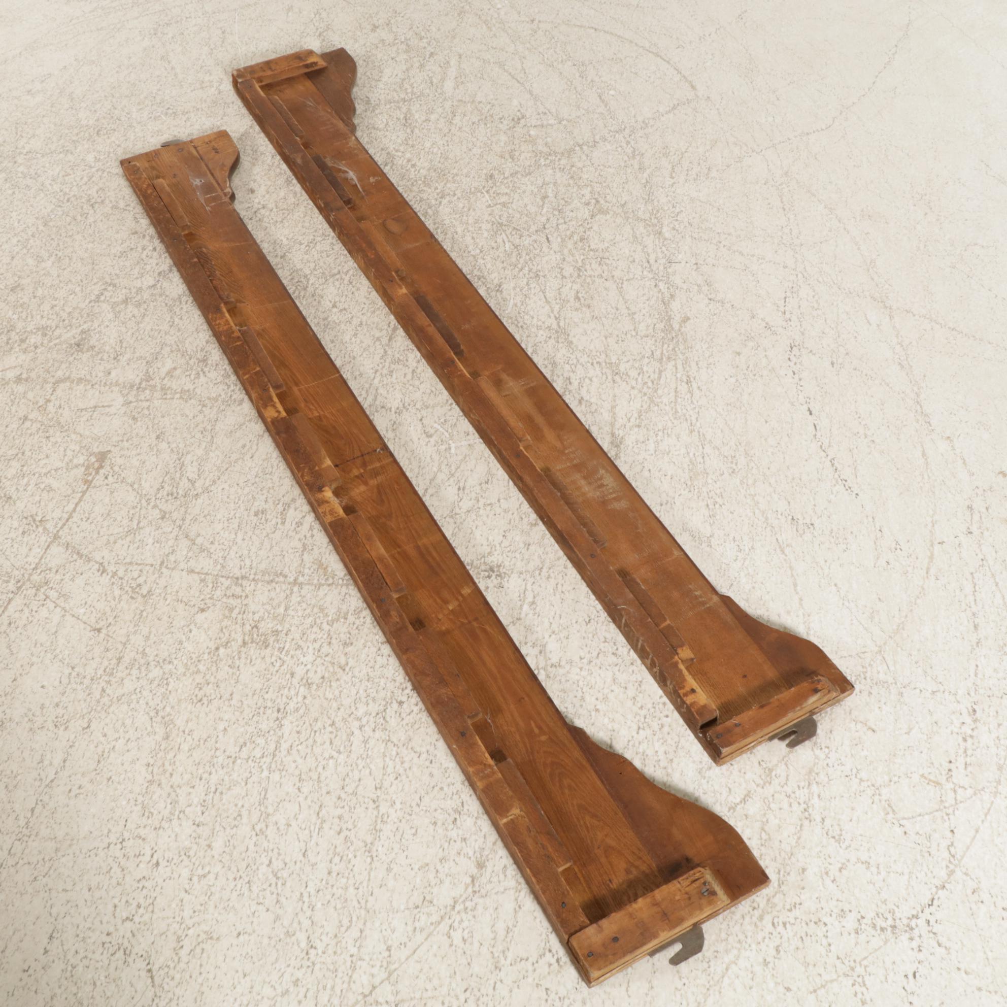 Eastlake Style Carved Walnut  Full Size Bed Frame, Early 20th Century