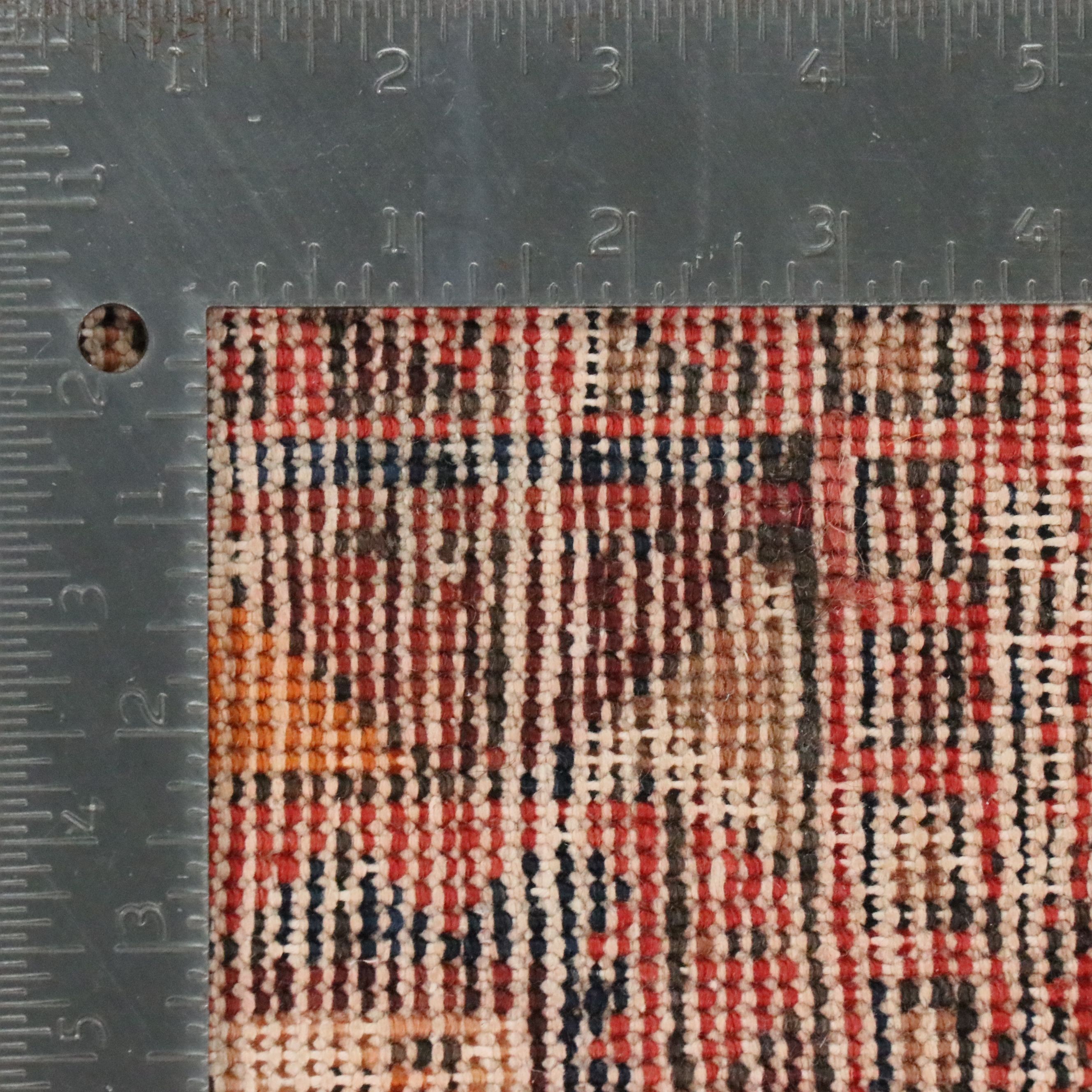 5'1 x 7'11 Hand-Knotted Persian Hamadan Area Rug