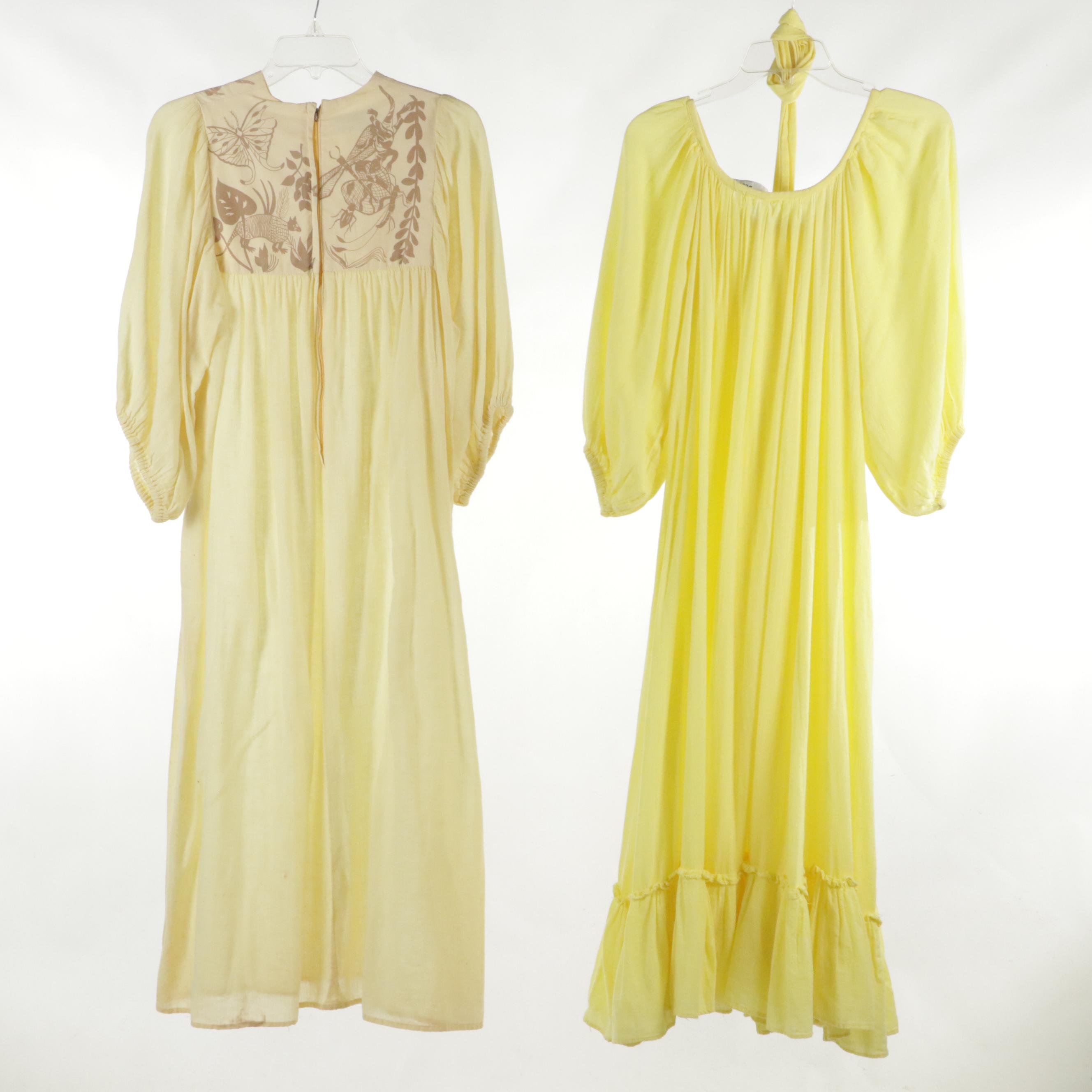 Roberta Vercellino Designs Mexican Boho Maxi Dresses in Cotton