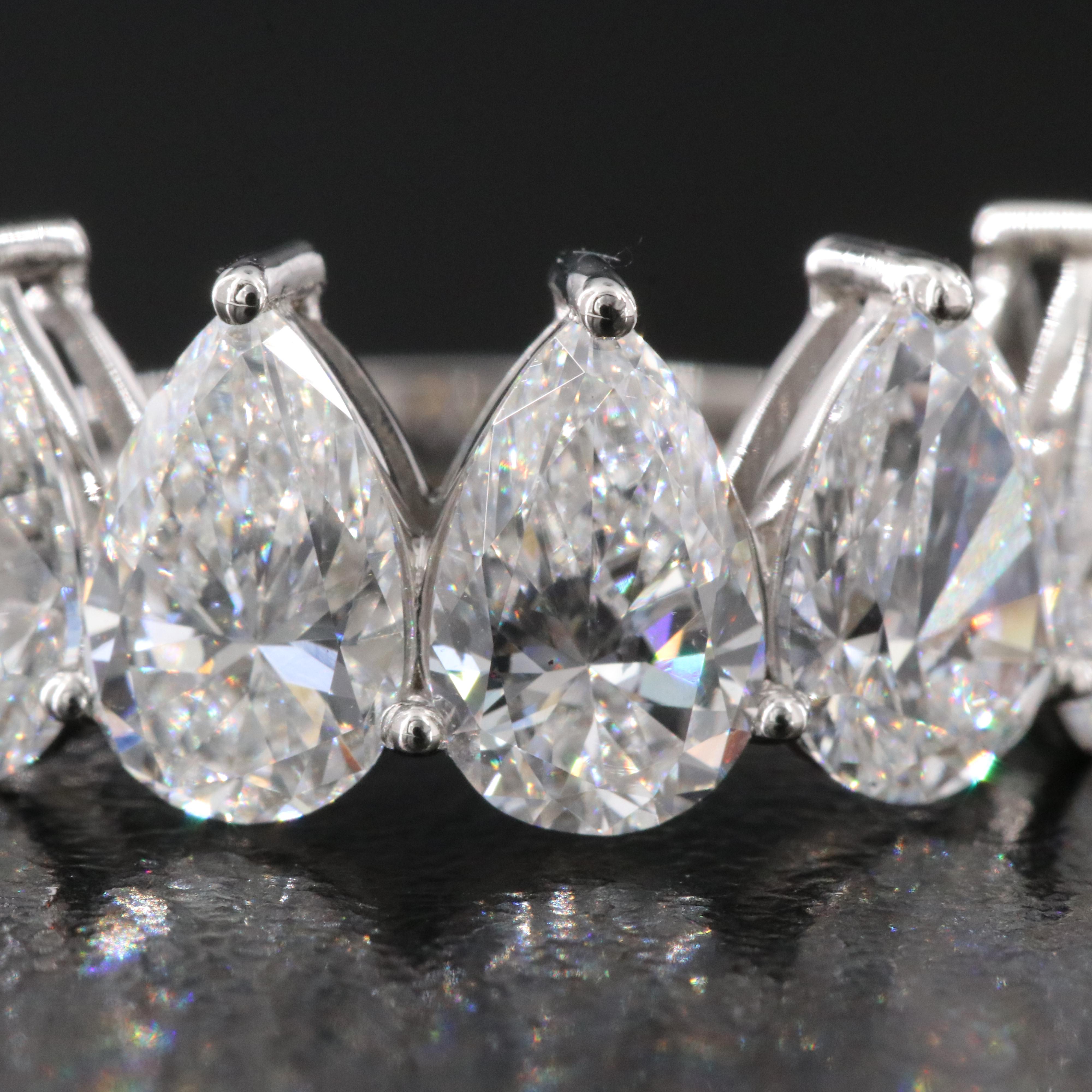 Platinum 4.12 CTW Lab Grown Diamond Ring