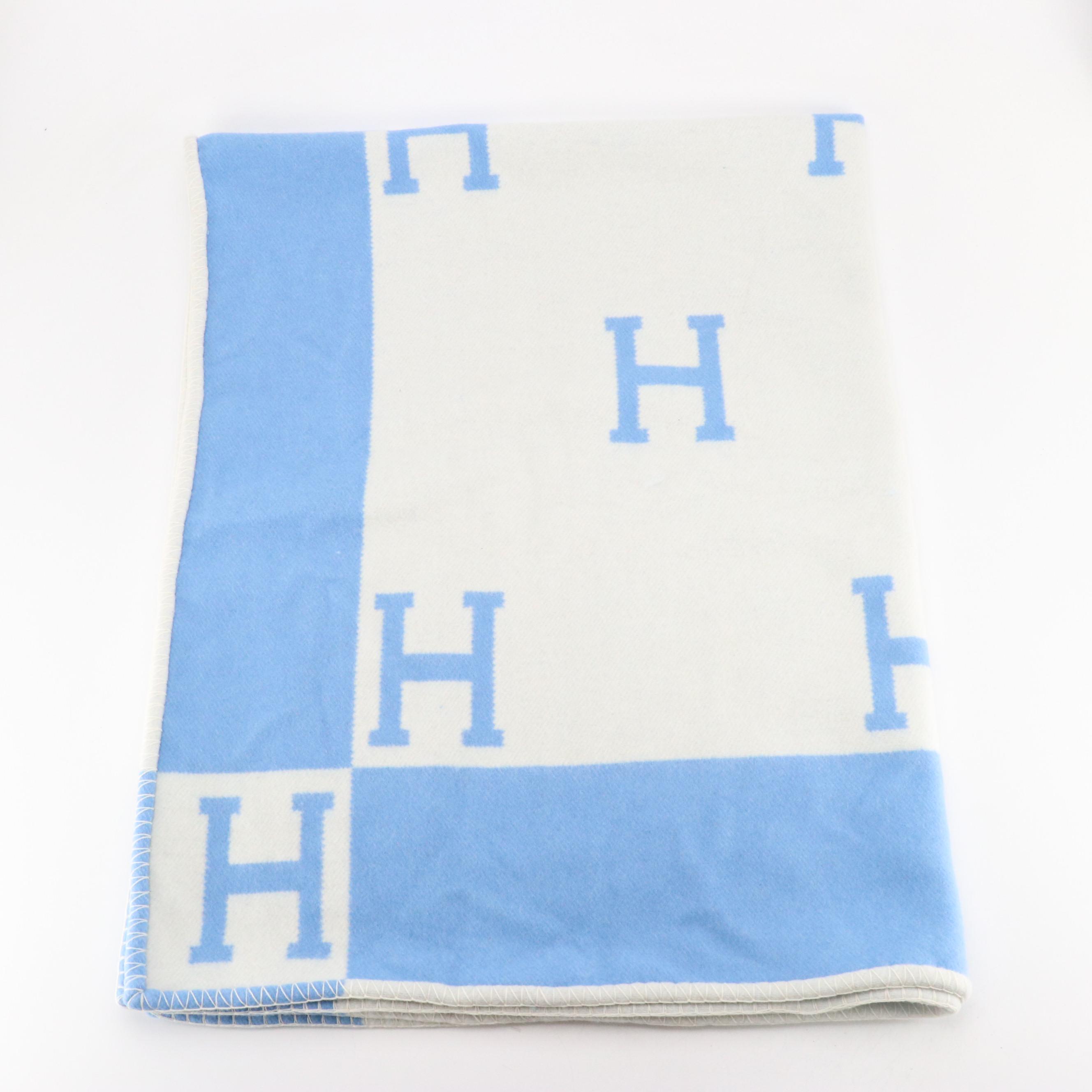 Hermès "Avalon" Wool and Cashmere Throw Blanket
