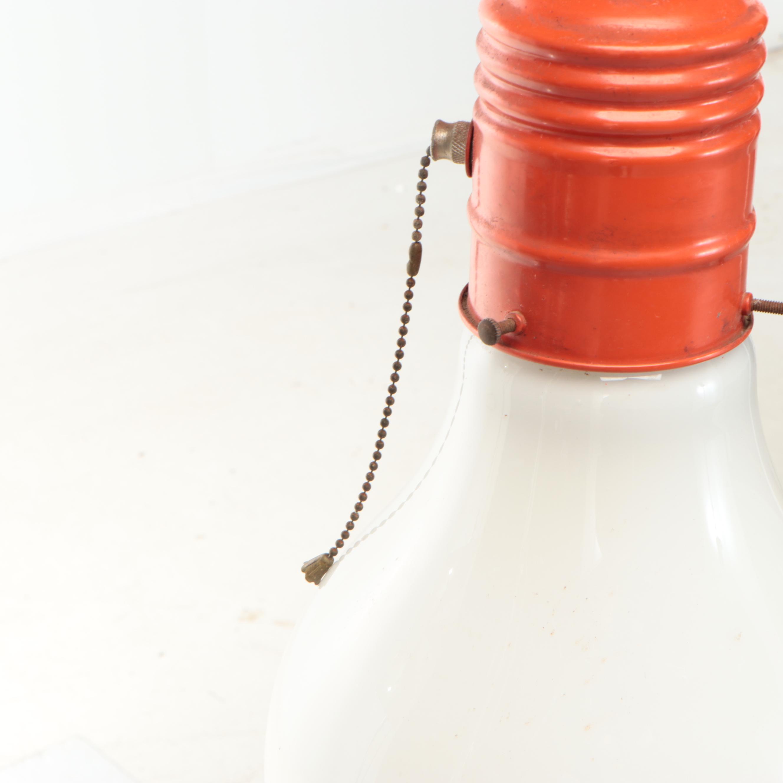 Mid Century Modern Large Light Bulb Pendant