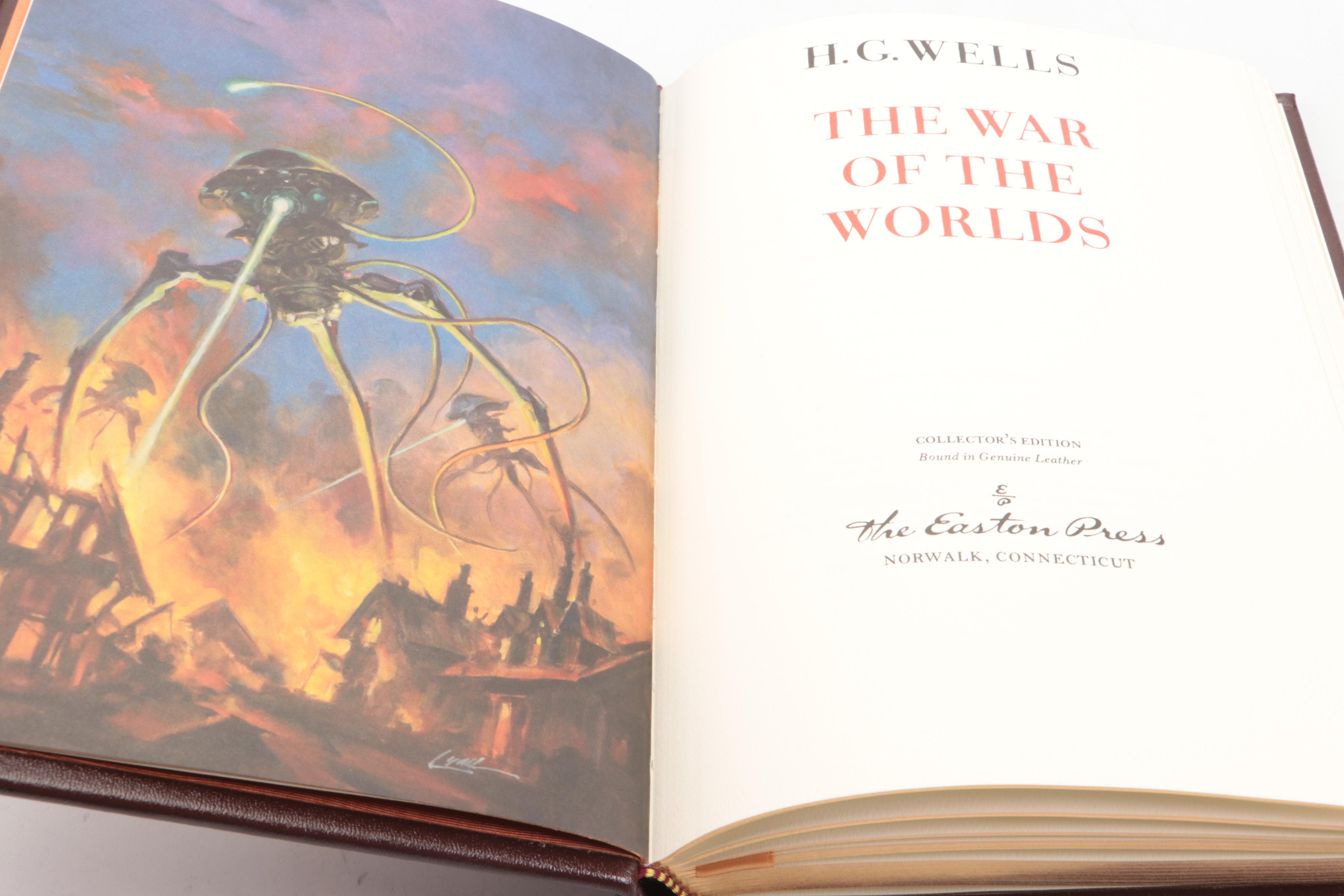 Easton Press "War of the Worlds," "The Invisible Man," and More by H. G. Wells