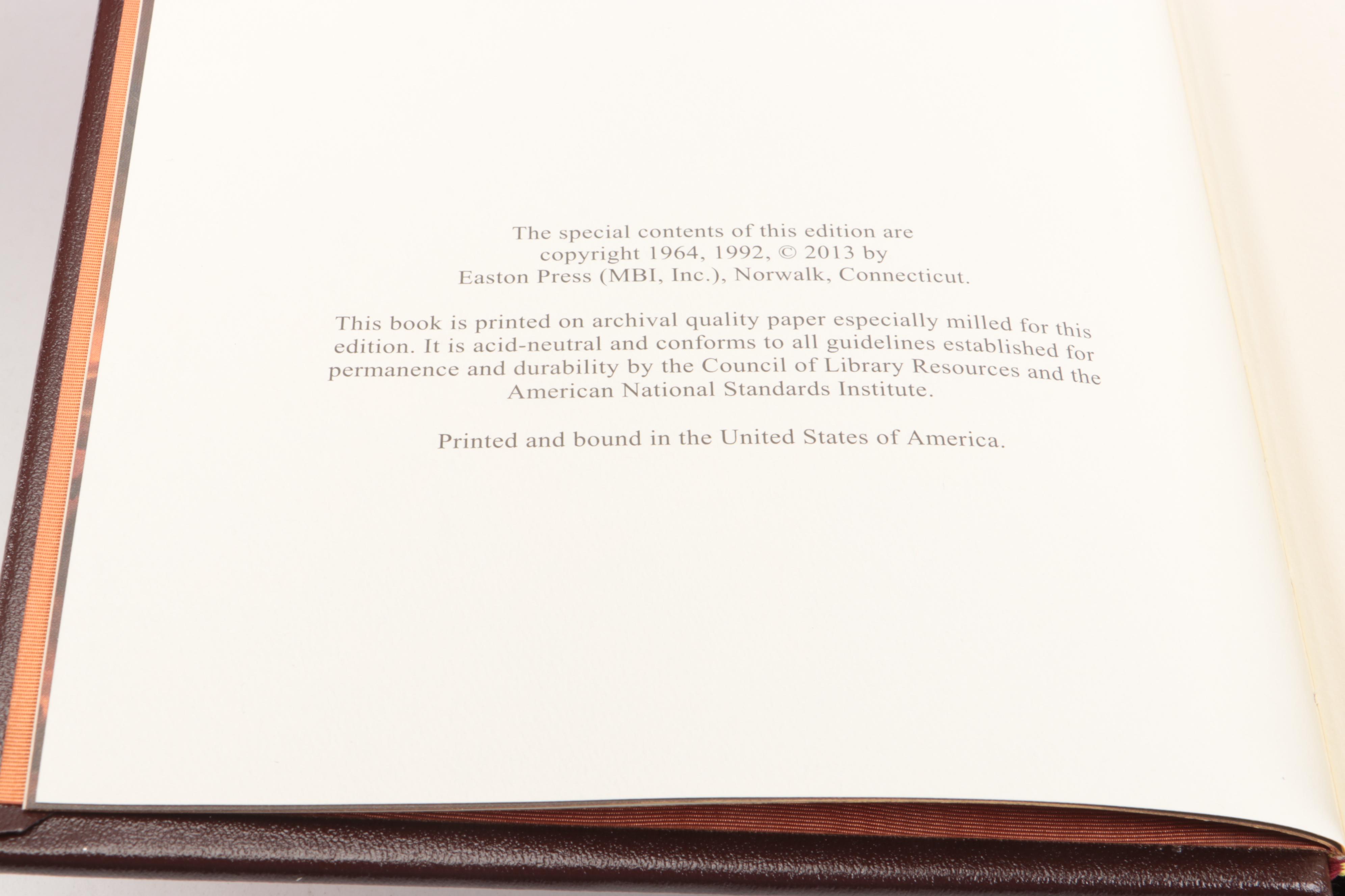 Easton Press "War of the Worlds," "The Invisible Man," and More by H. G. Wells