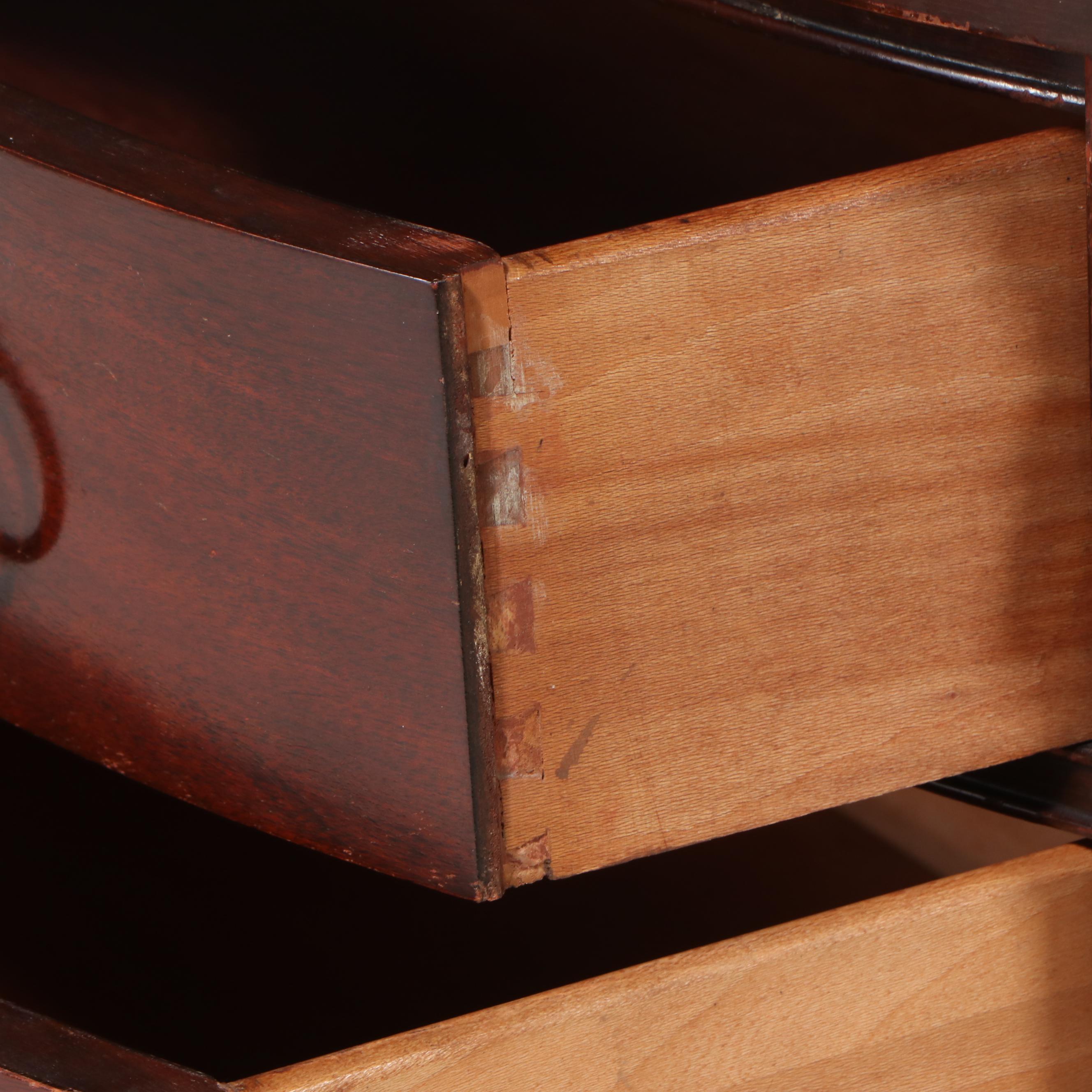 Federal Style Mahogany Chest on Chest
