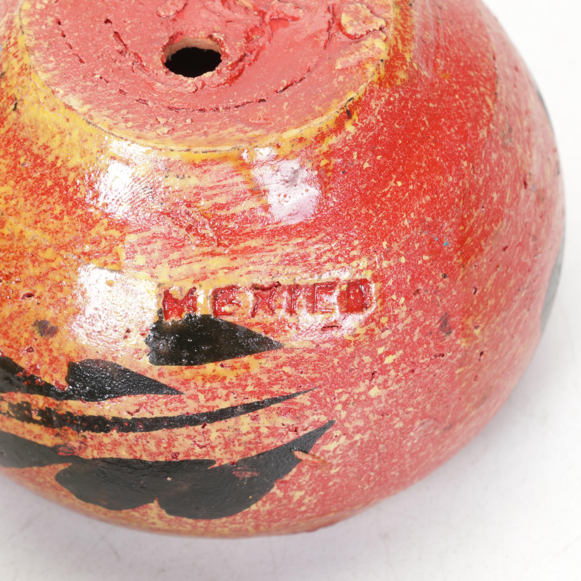 Twisted Metal Ferris Wheel with Hand-Crafted Terracotta Planters