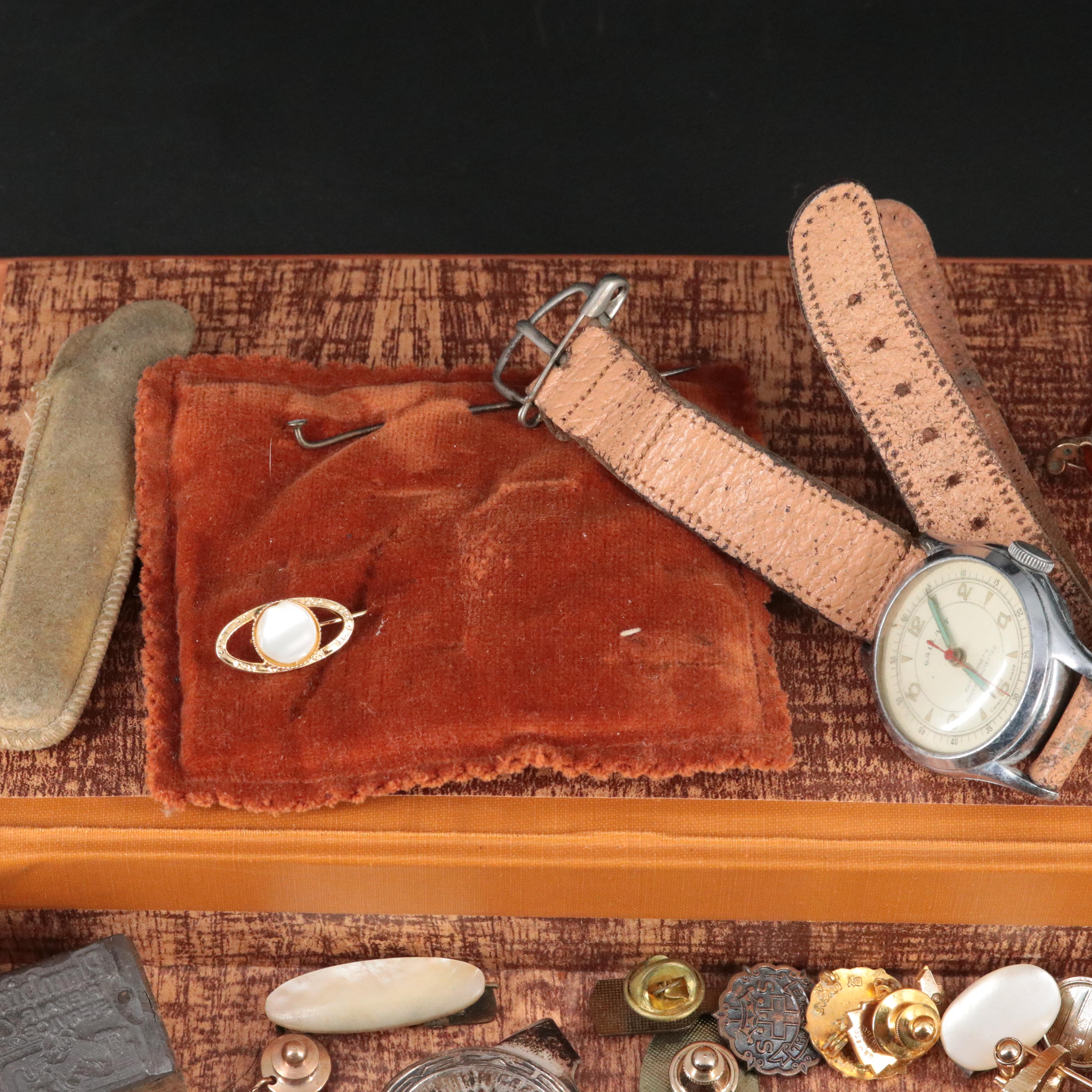 Antique/Vintage Cufflink, Watches, Pins and Pocket Knife Collection