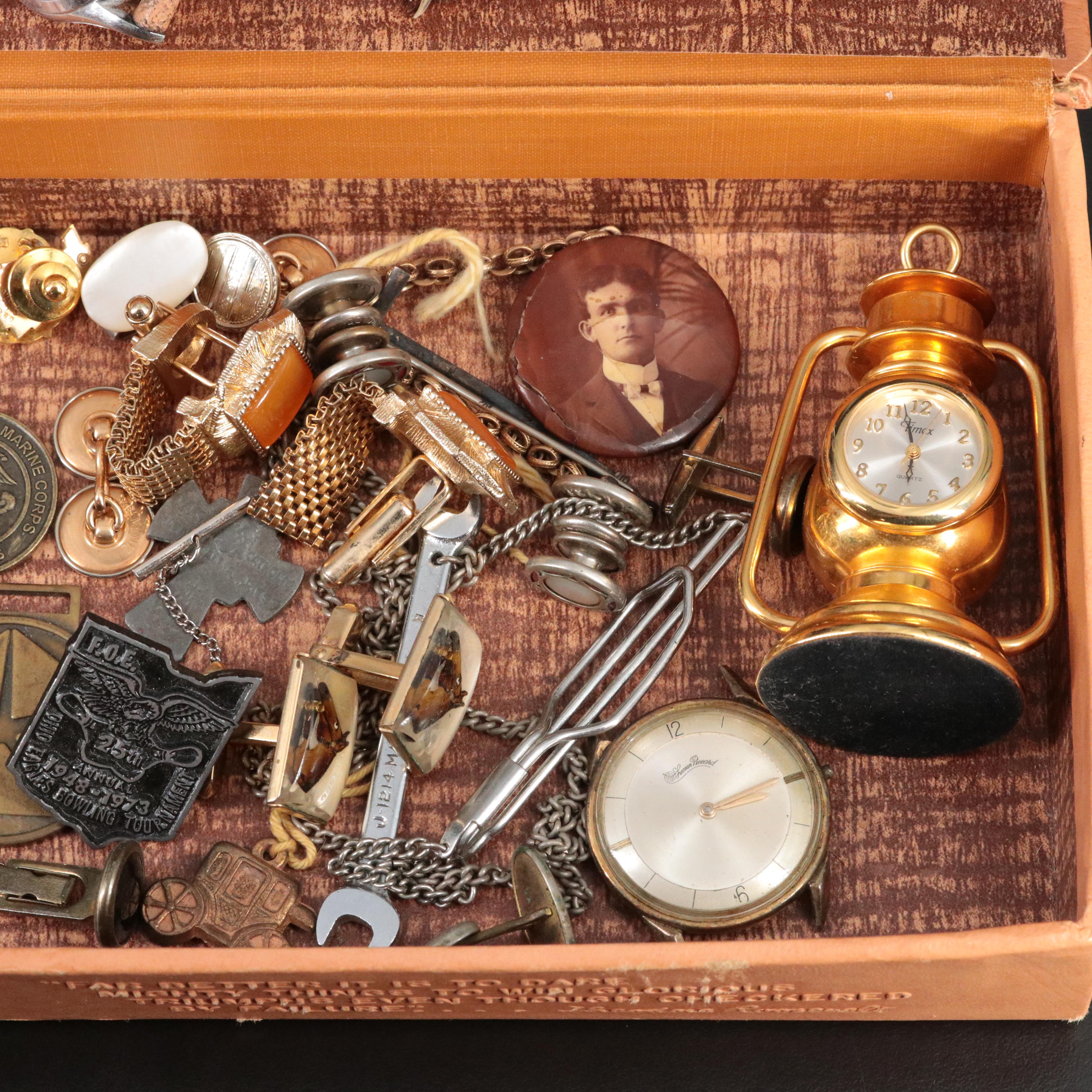 Antique/Vintage Cufflink, Watches, Pins and Pocket Knife Collection