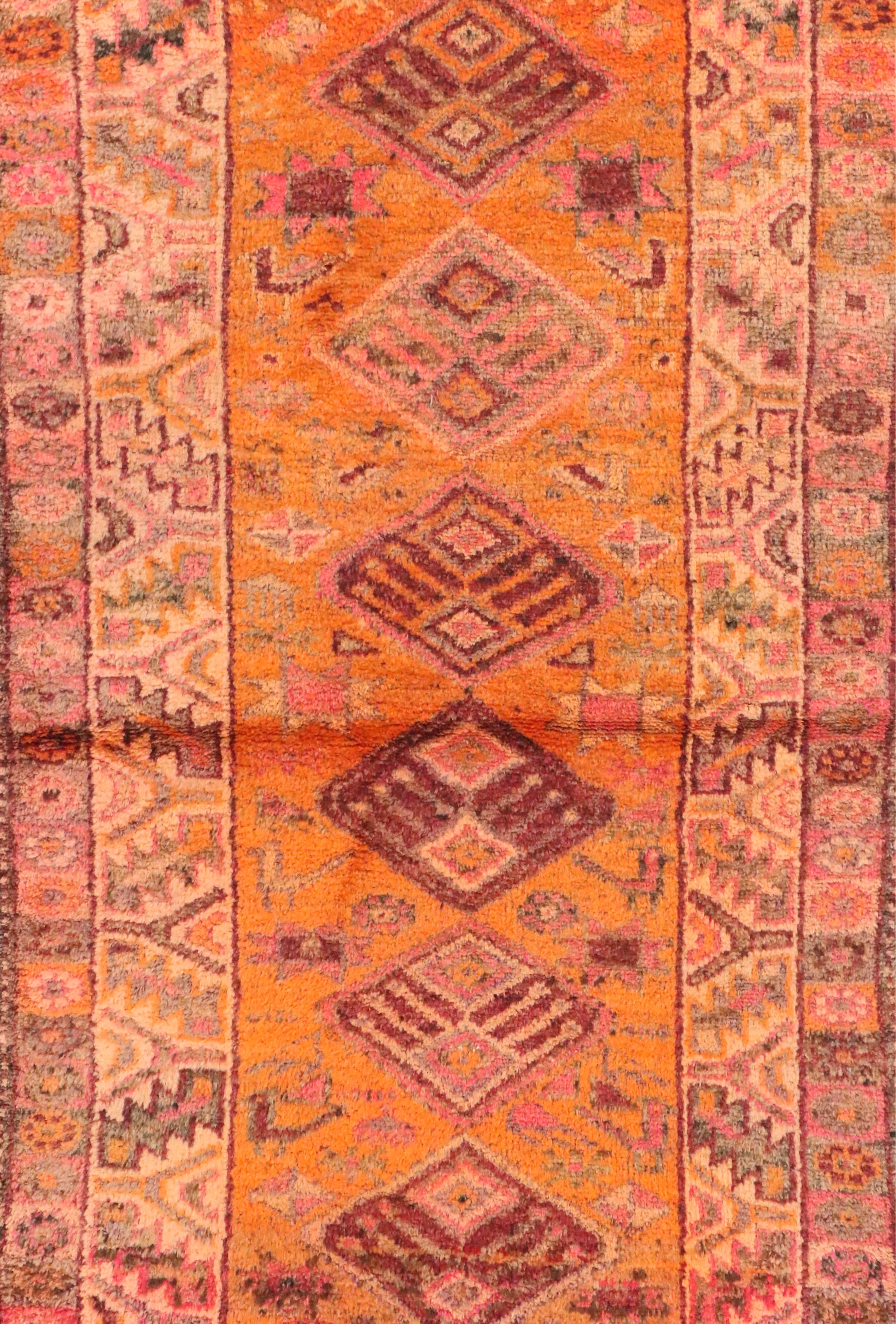 3'4 x 7'5 Hand-Knotted Caucasian Long Rug