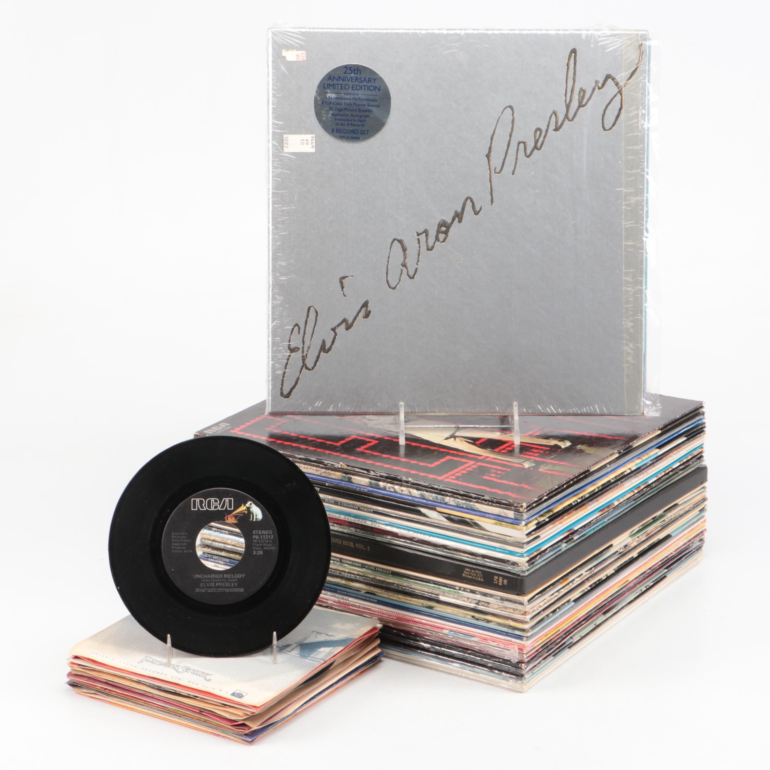 "Elvis Aron Presley 25th Anniversary" and More Elvis Vinyl Record Albums