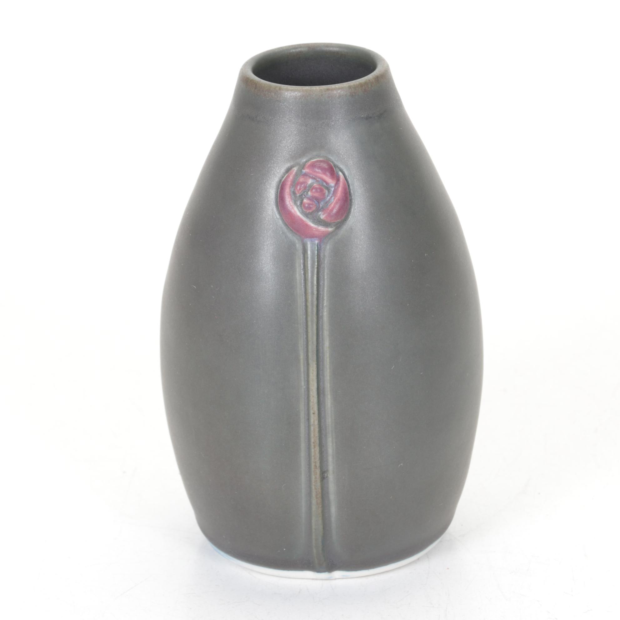 Linda Michalek Rose Bud Matte Finish Vases