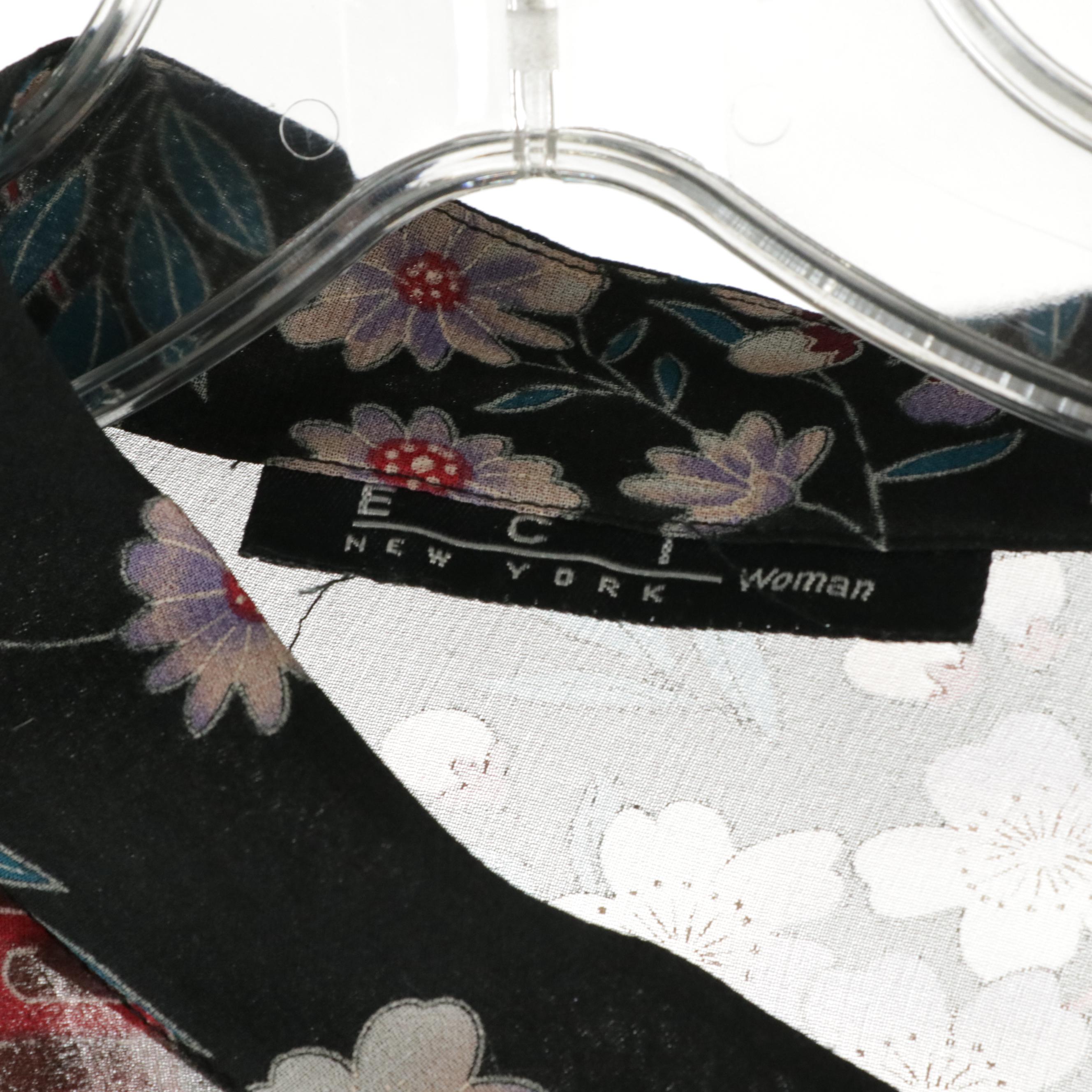 Citron of Santa Monica and Citron Collection Kimono Jackets, ECI New York Blouse