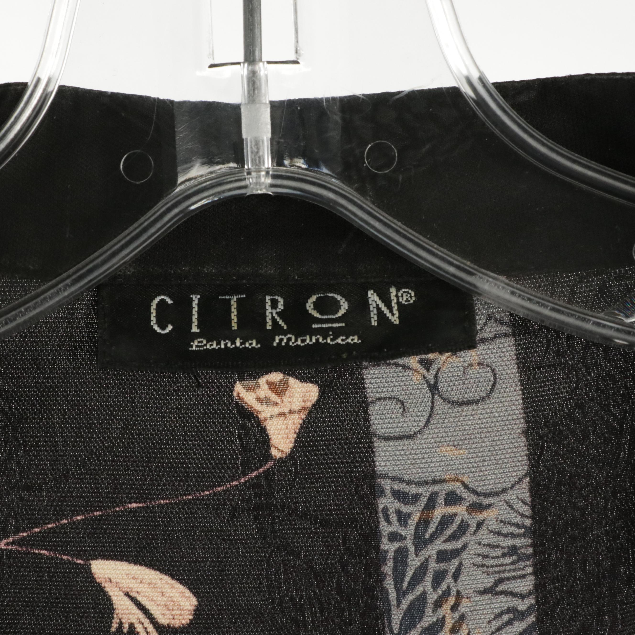 Citron of Santa Monica and Citron Collection Kimono Jackets, ECI New York Blouse