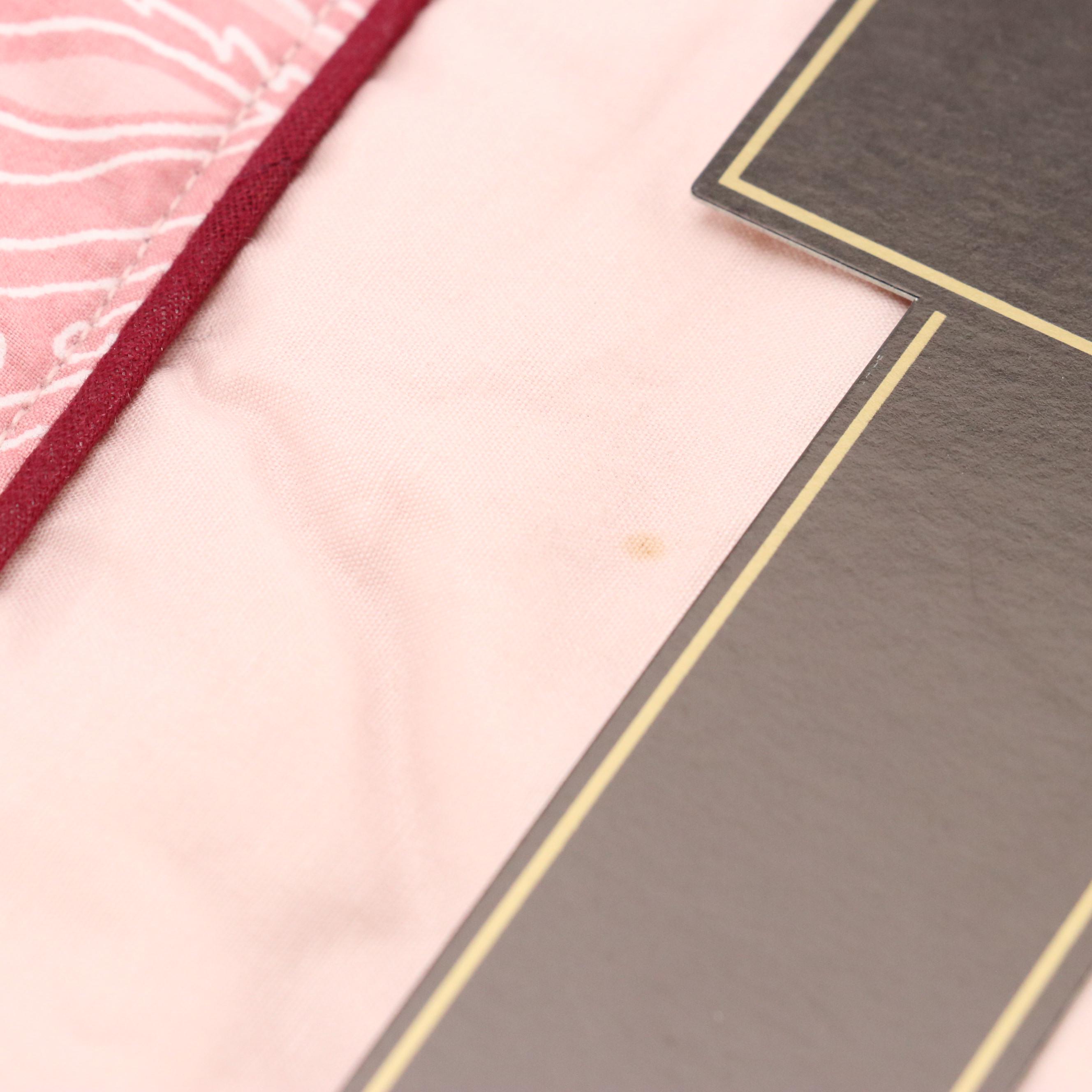 Yves Saint Laurent Pink Paisley Cotton Down Coverlet in Box