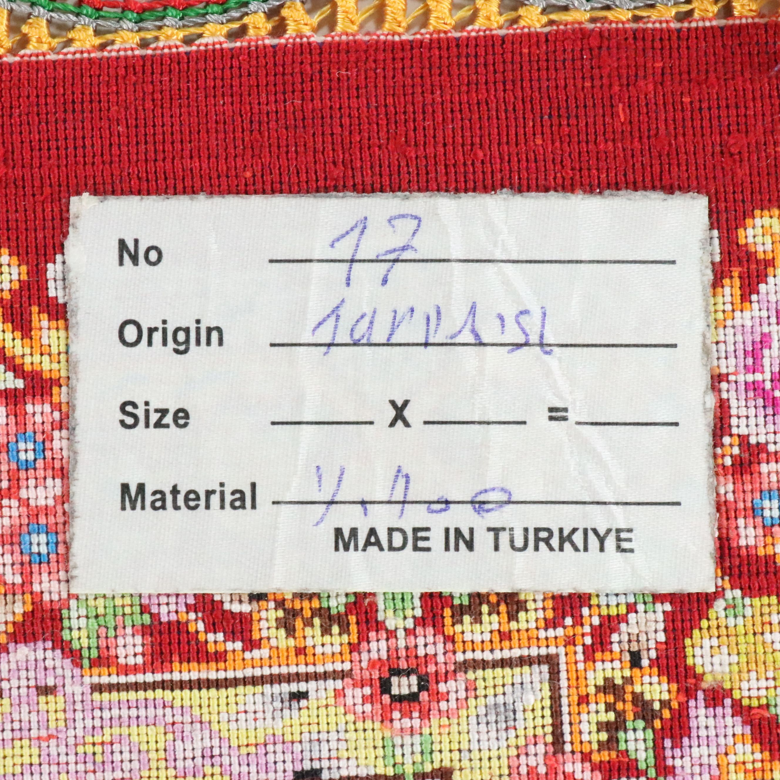 1'4 x 2'5 Hand-Knotted Signed Turkish Kayseri Silk Prayer Rug