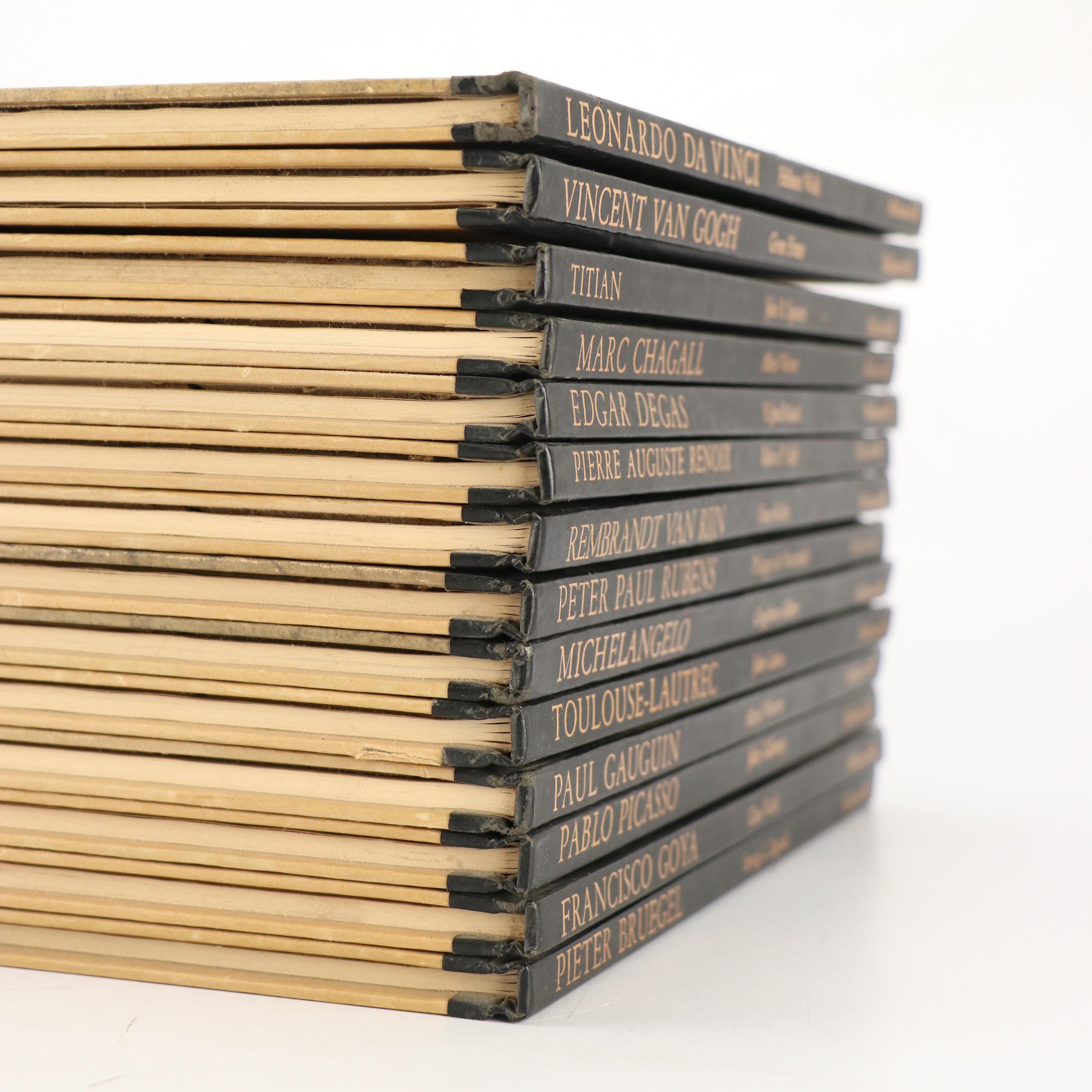 "Color Slide Books of the Great Masters" Complete Set and More Art History Books