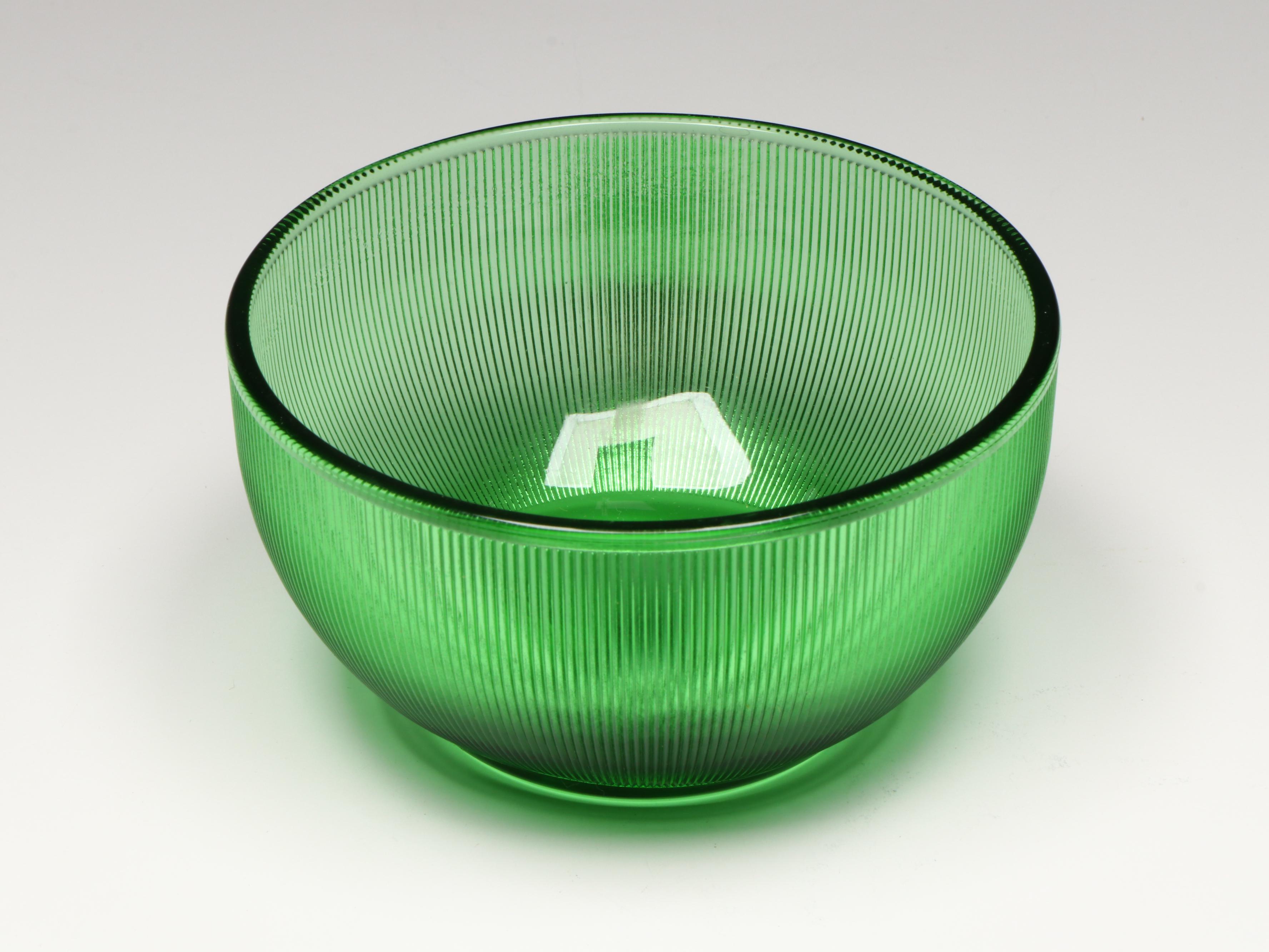Anchor Hocking "Charm" Forest Green Glass Dinnerware, Serveware and More, 1950s