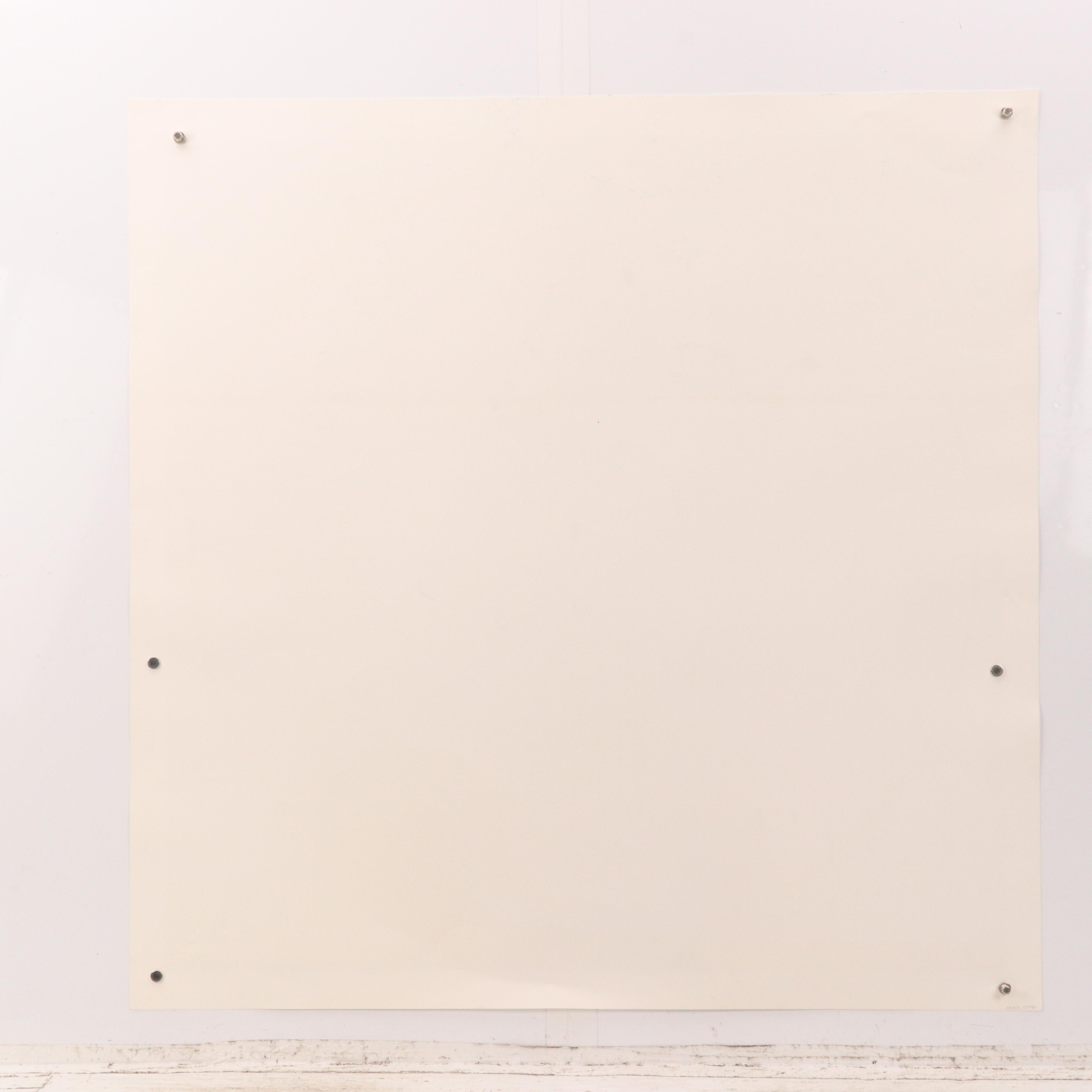 Thomas Whelan Benton Abstract Serigraph "White Cap," 1979