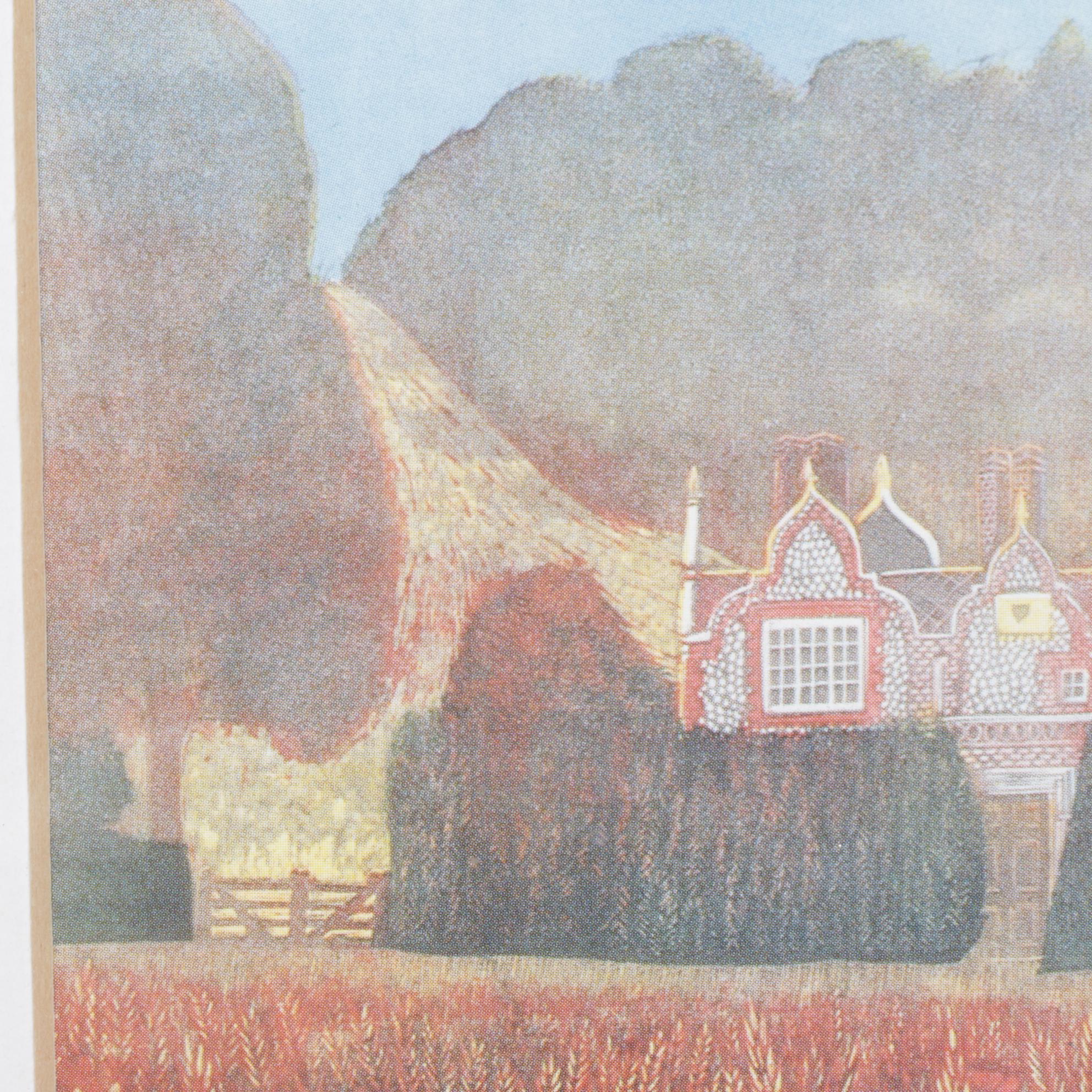 Rosemary Myers Offset Lithograph "Audley End, Essex"