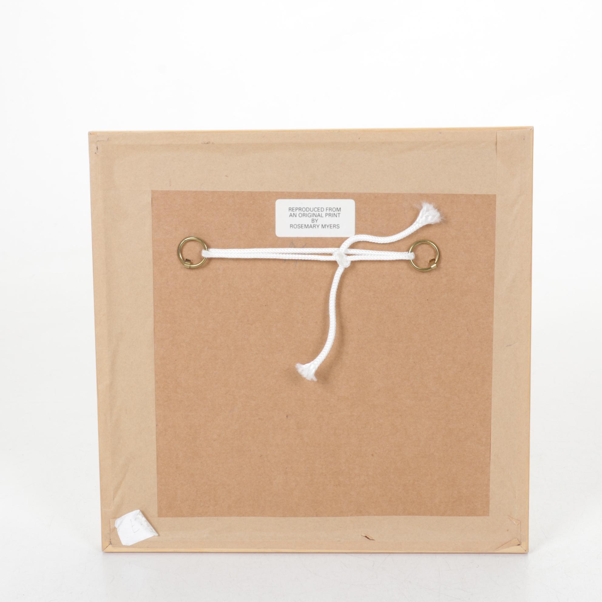 Rosemary Myers Offset Lithograph "Audley End, Essex"