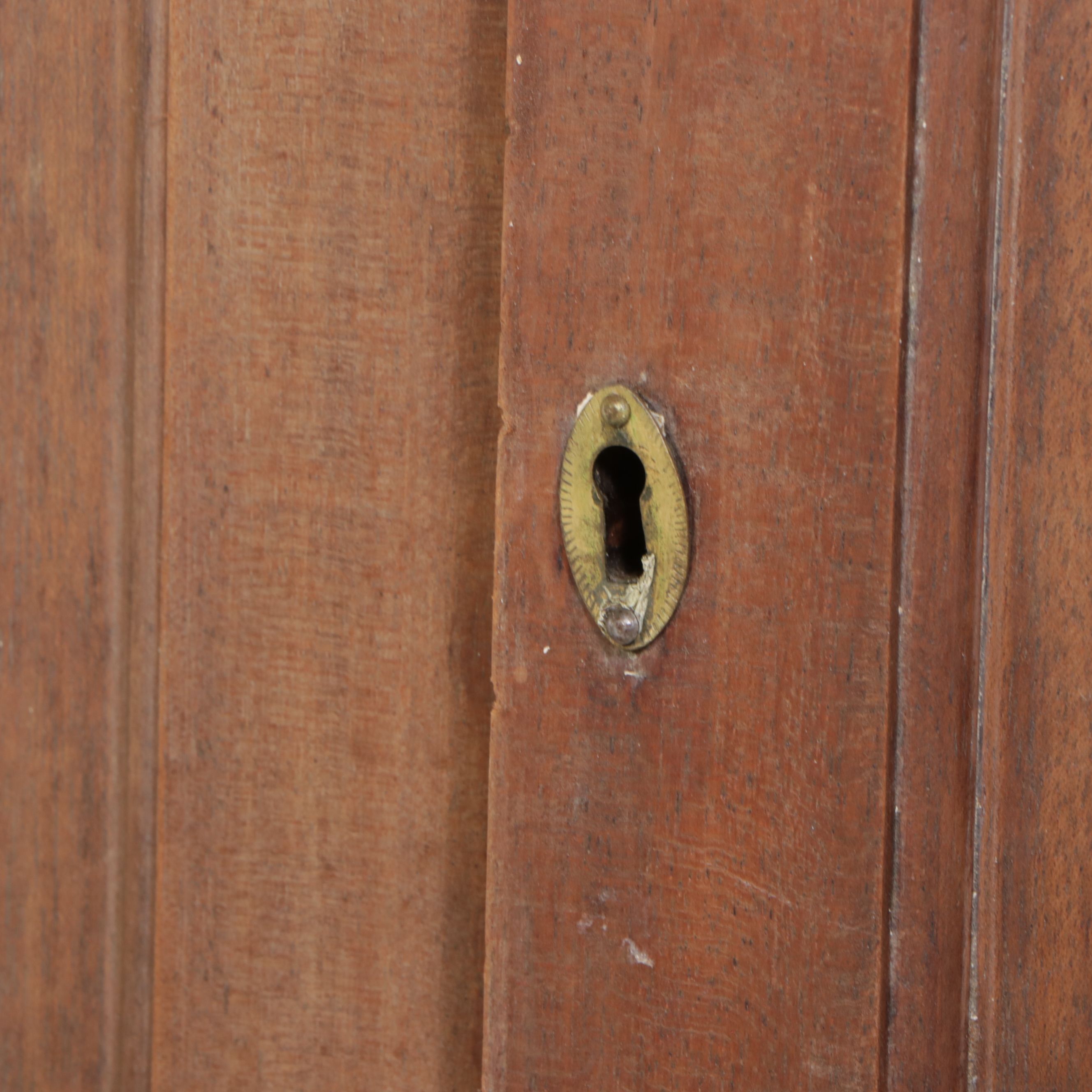 Gustavian Style Bleached Wood Secretary Desk