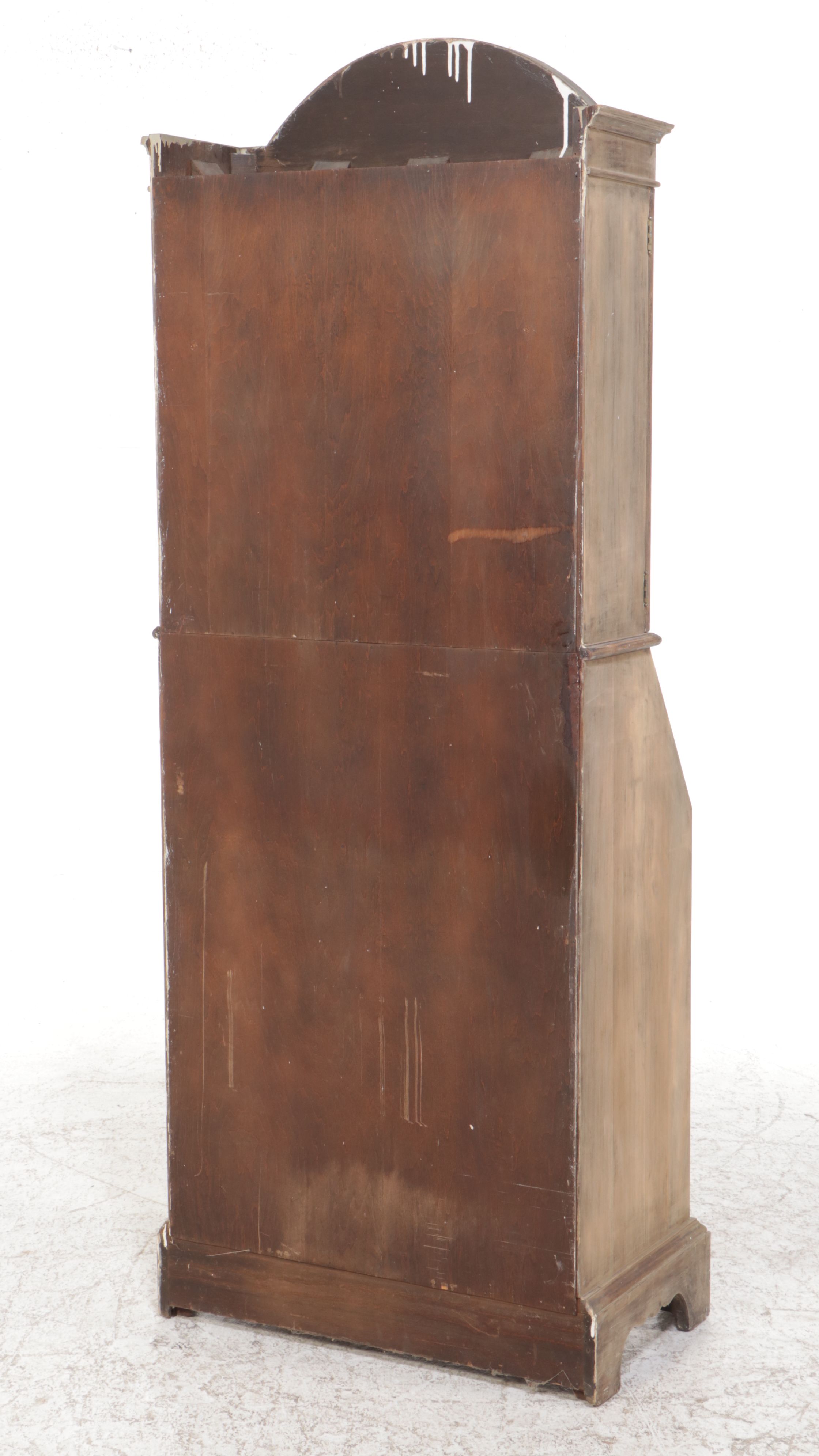 Gustavian Style Bleached Wood Secretary Desk