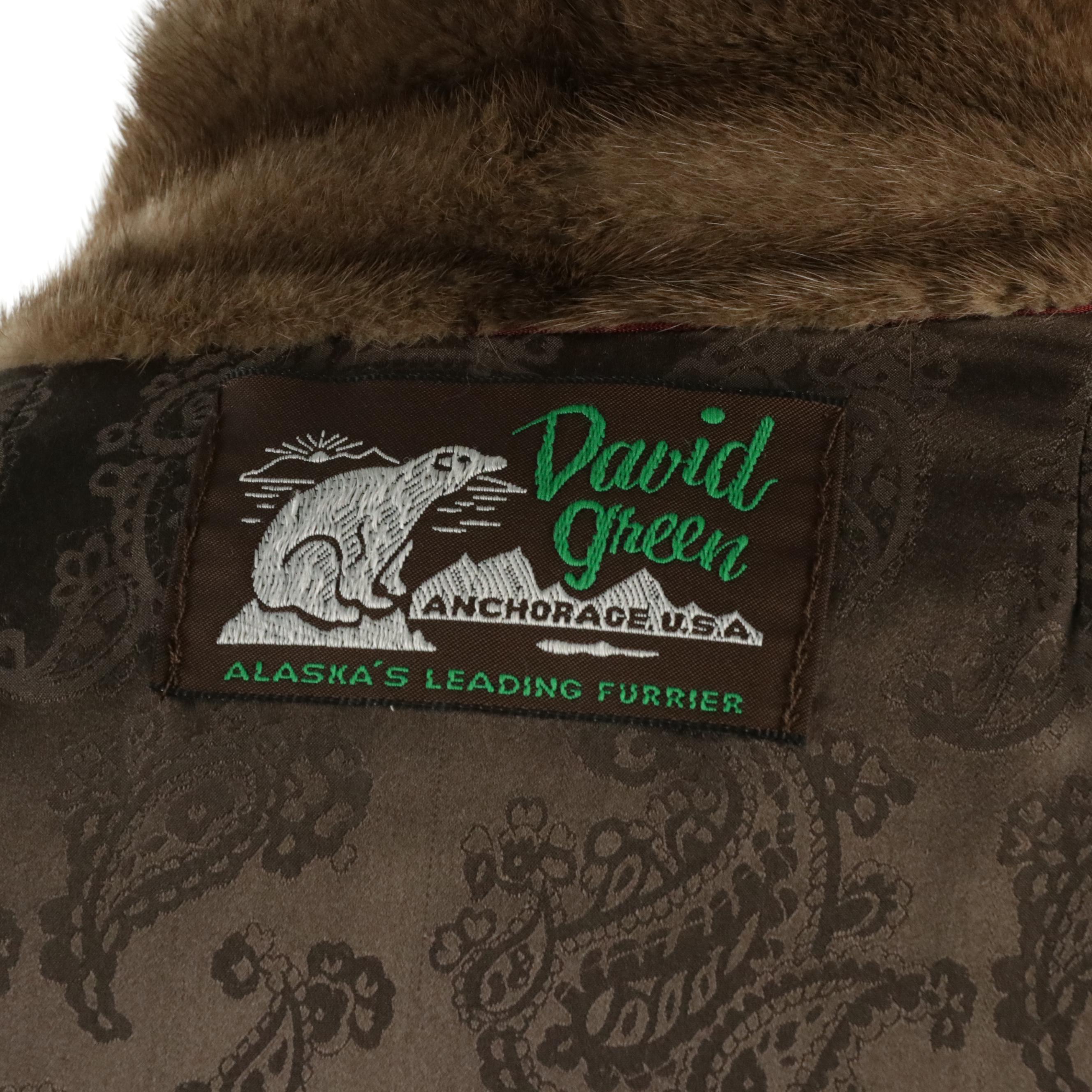 David Green Alaska American Fur Awards® American Ultra® Mink Fur Zip Jacket