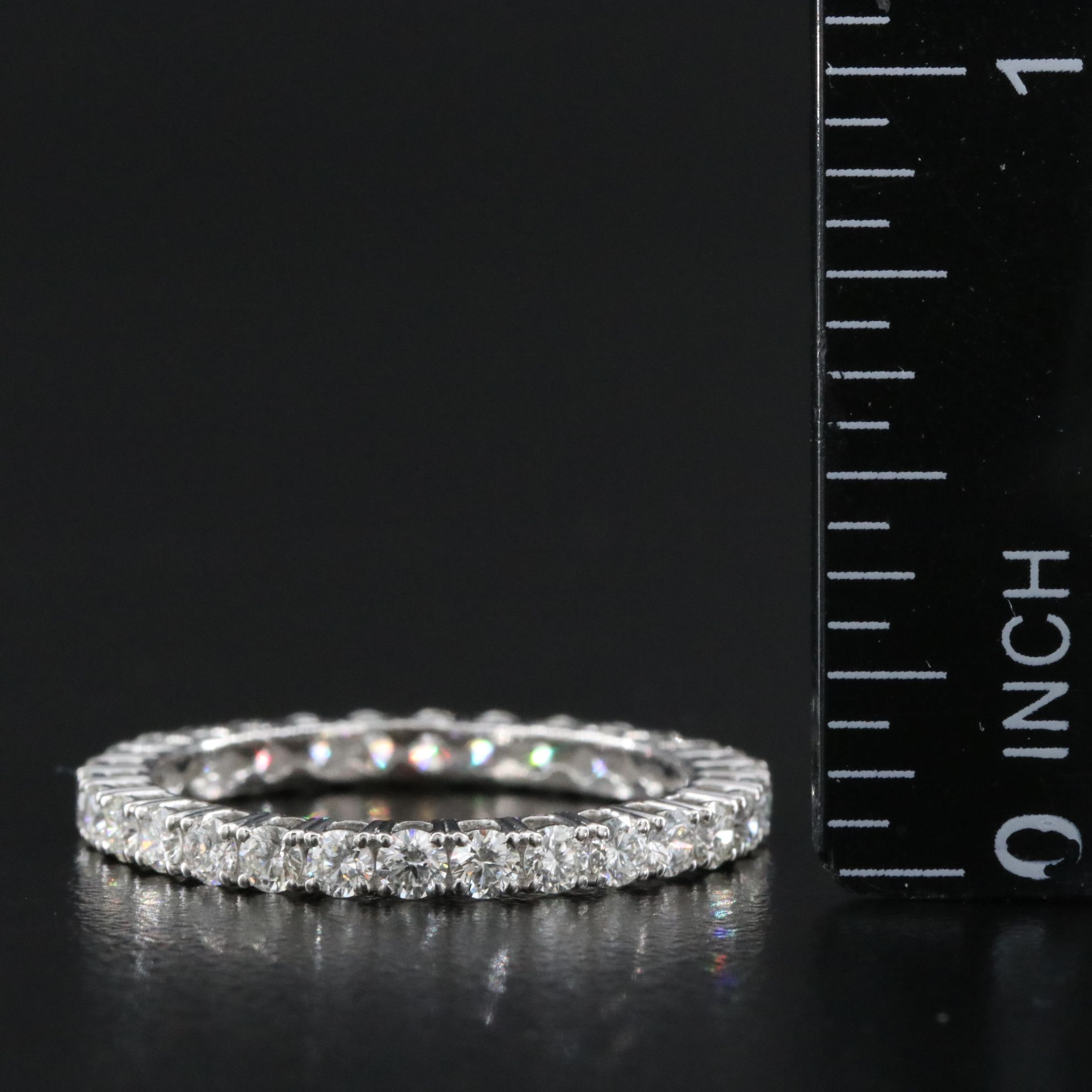 Platinum 1.39 CTW Diamond Eternity Band