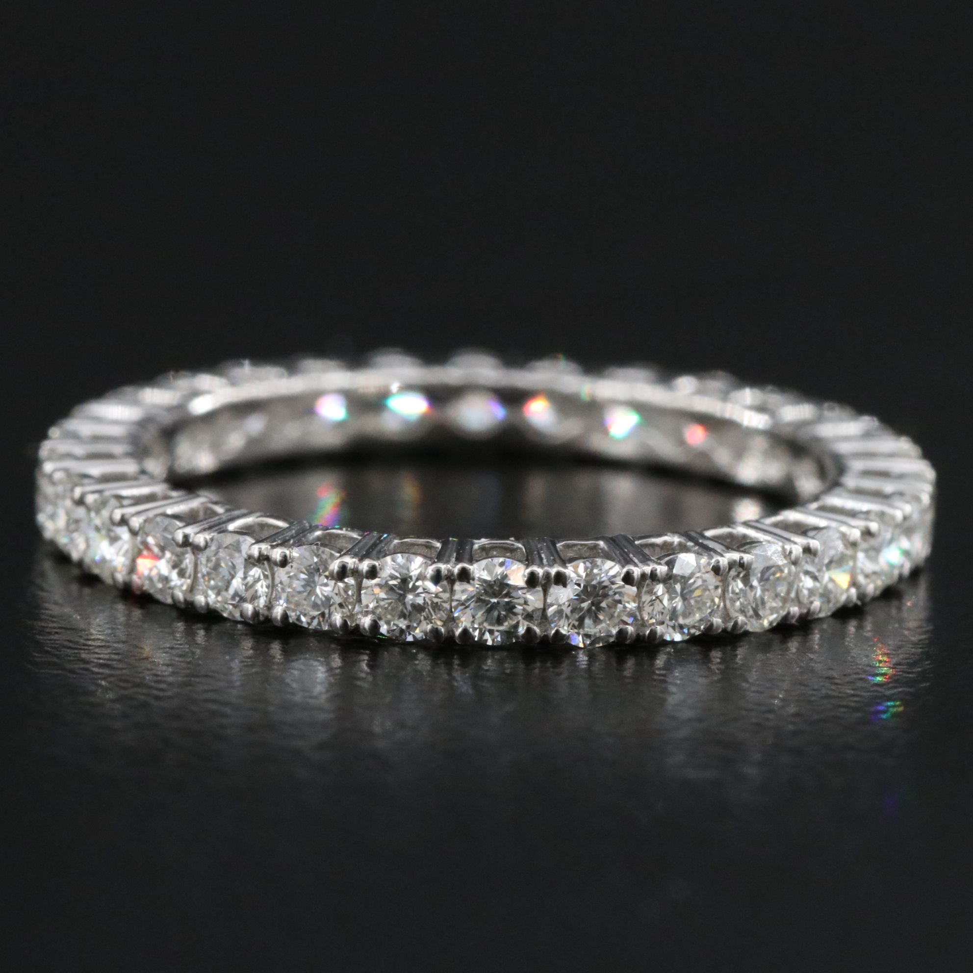 Platinum 1.39 CTW Diamond Eternity Band