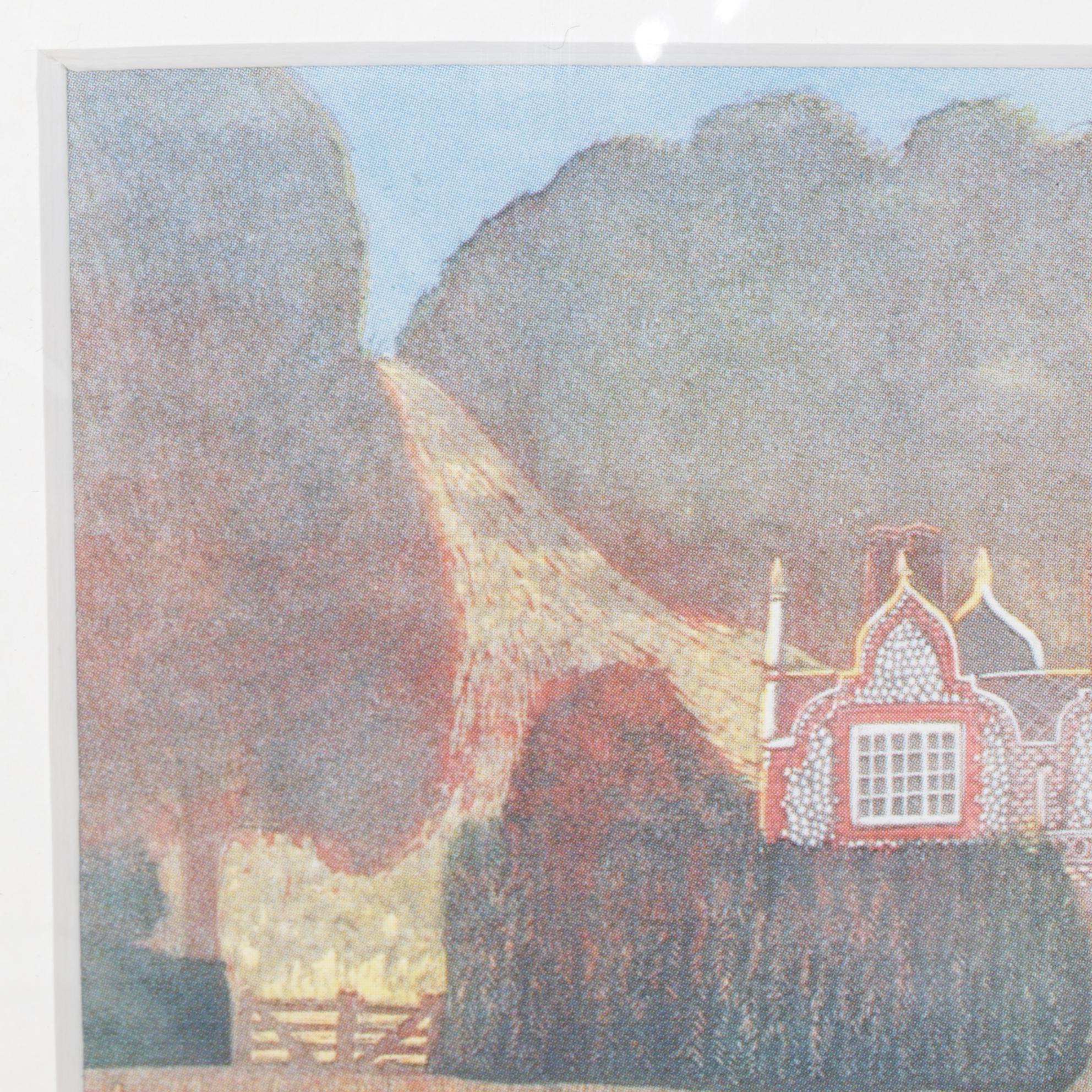 Rosemary Myers Offset Lithograph "The Gamekeeper's Lodge..."
