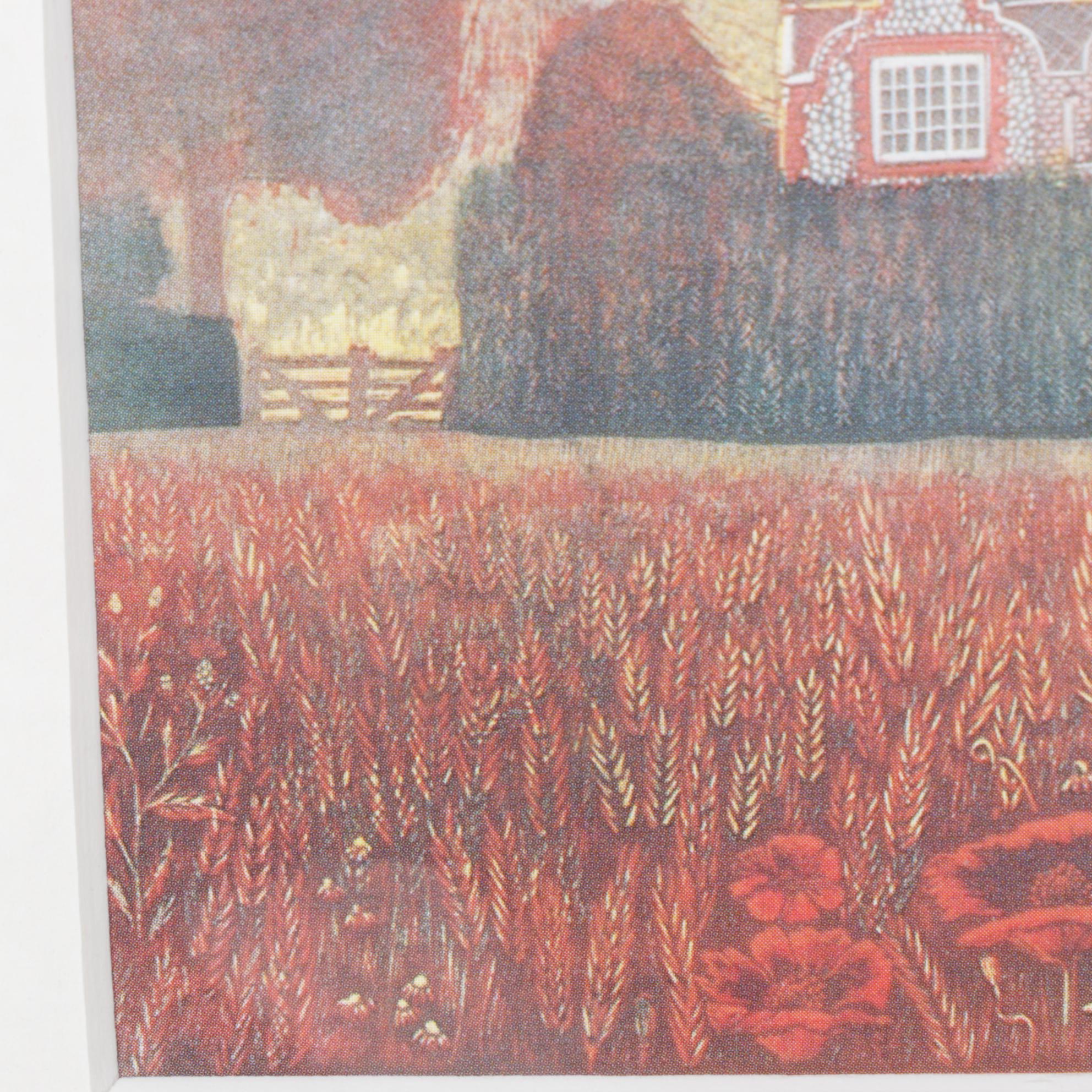Rosemary Myers Offset Lithograph "The Gamekeeper's Lodge..."