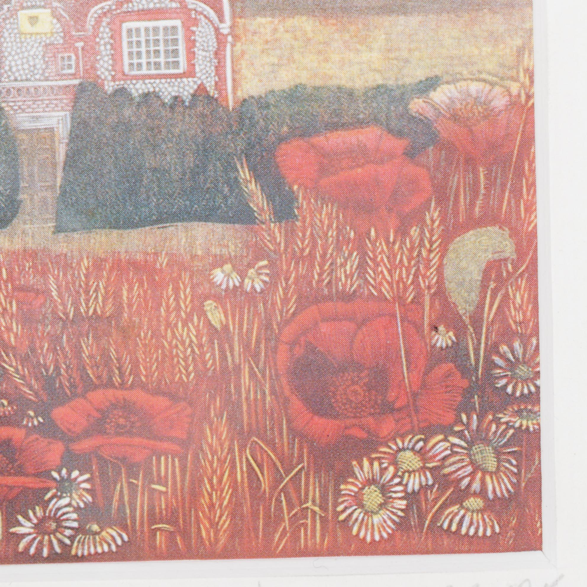 Rosemary Myers Offset Lithograph "The Gamekeeper's Lodge..."