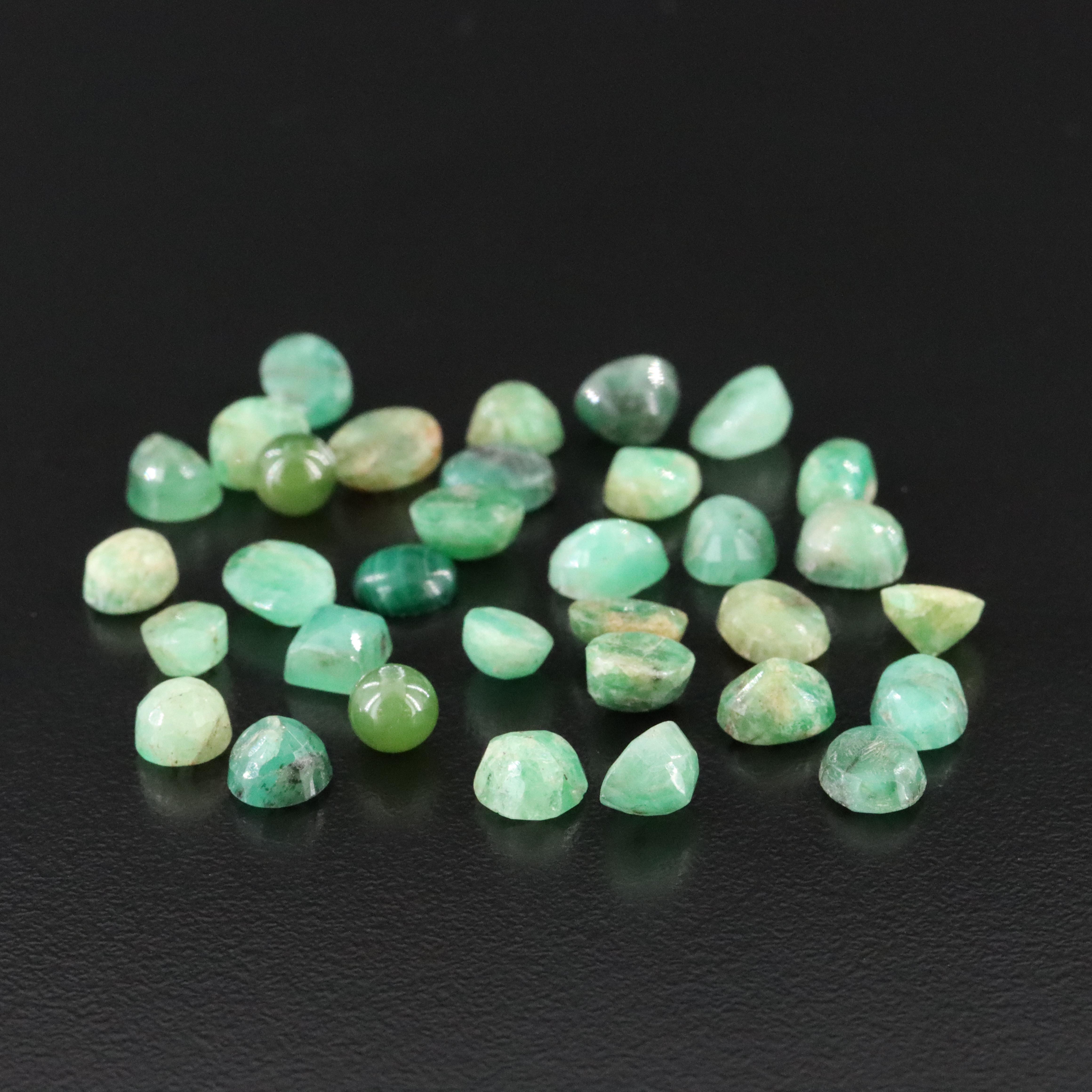 Loose 32.69 CTW Emeralds