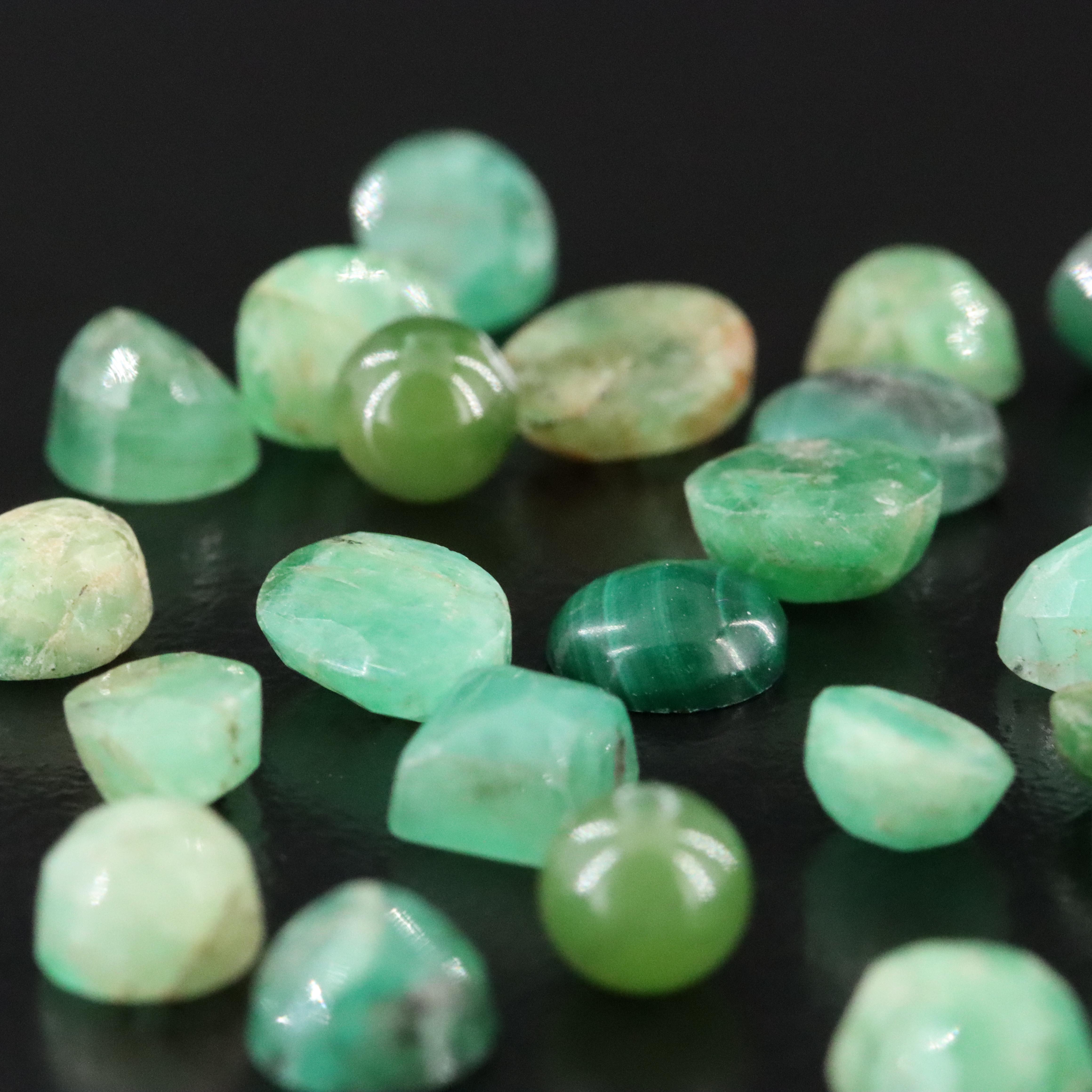 Loose 32.69 CTW Emeralds