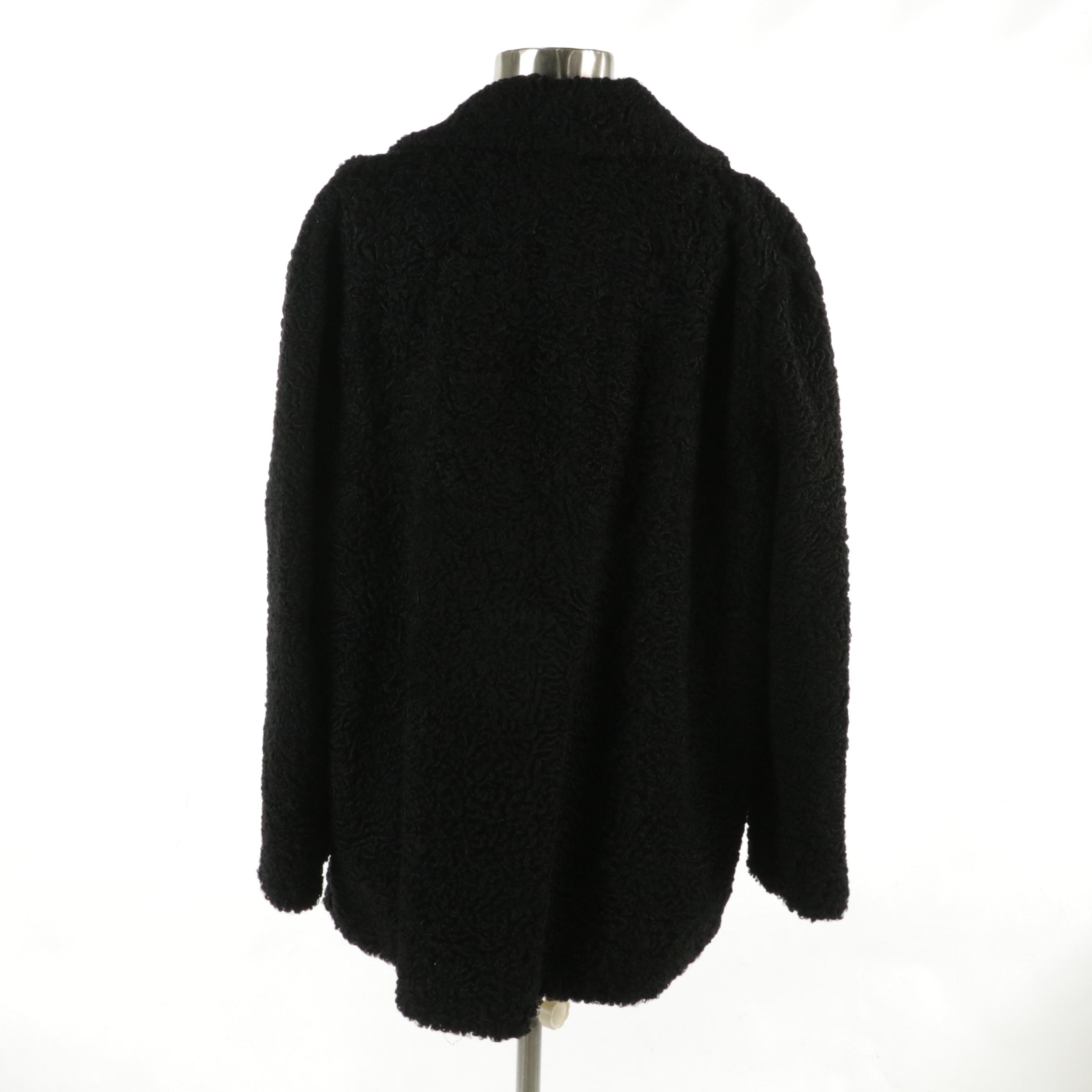 Vintage Persian Curly Lamb Fur Coat