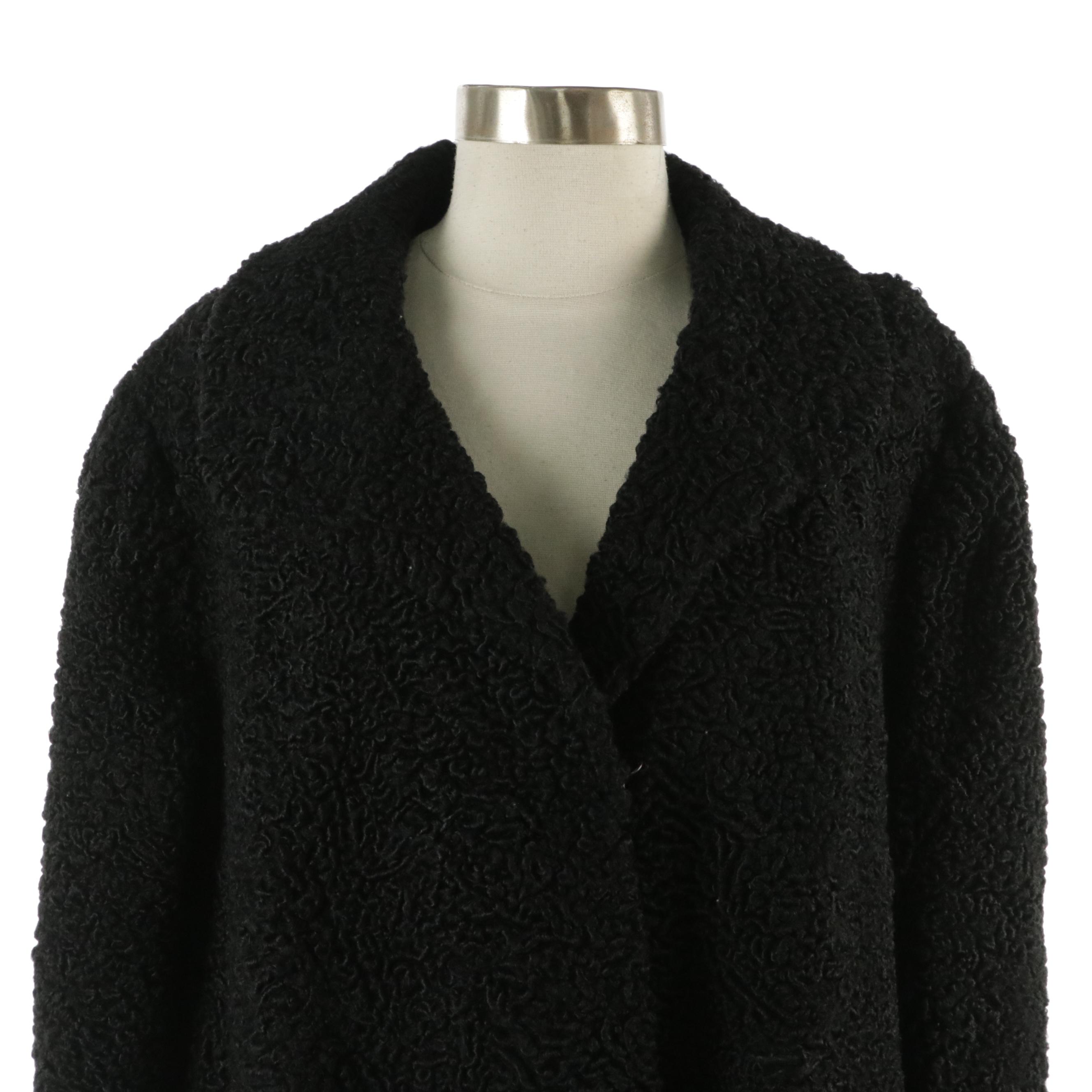 Vintage Persian Curly Lamb Fur Coat