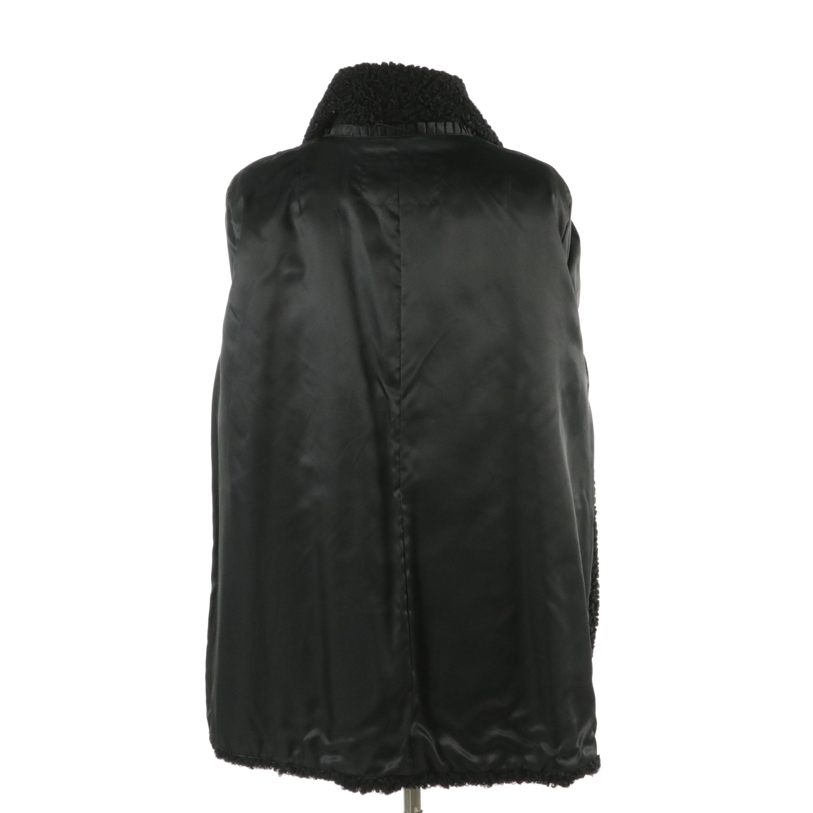 Vintage Persian Curly Lamb Fur Coat