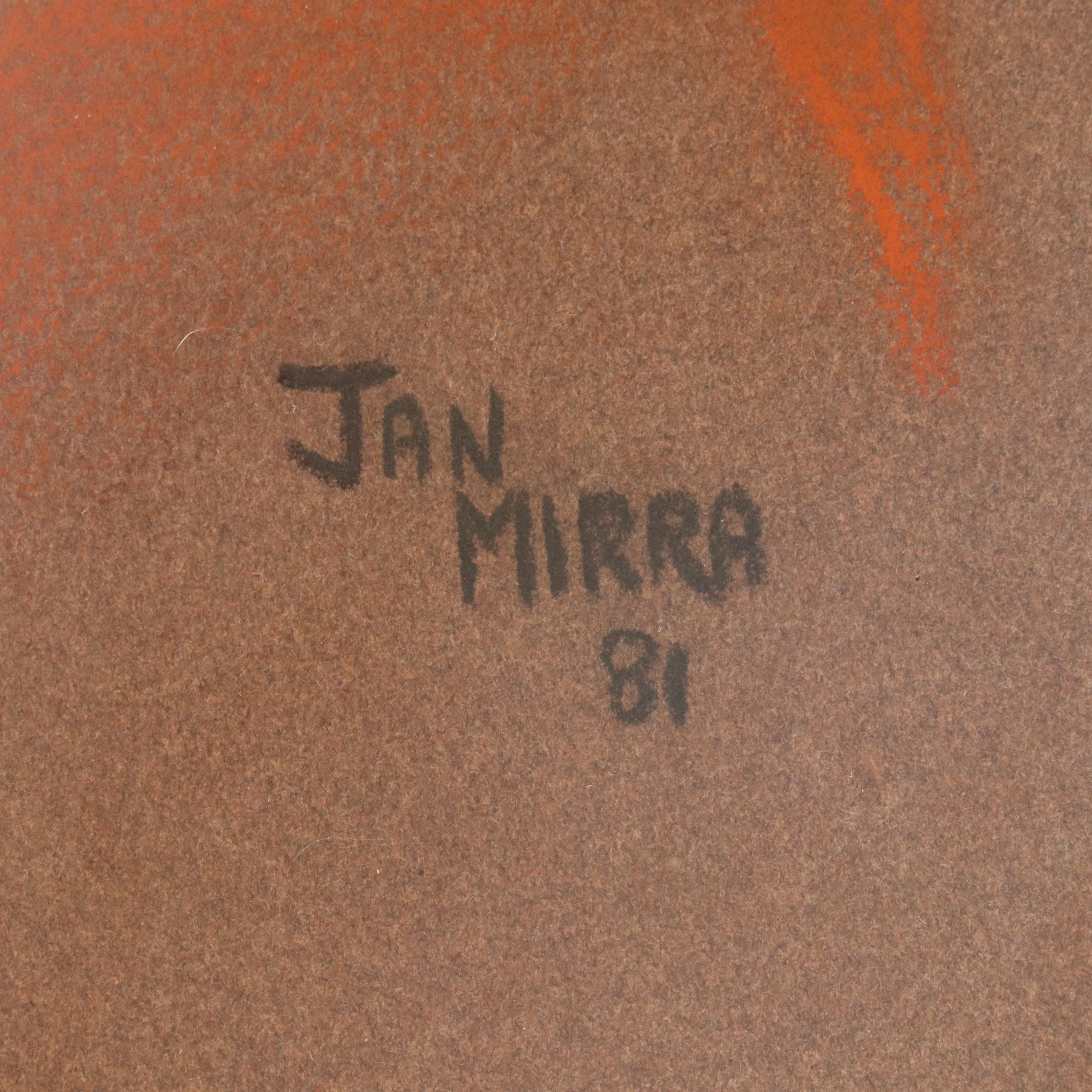 Jan Mirra Pastel Dog Portrait of Dachshund, 1981