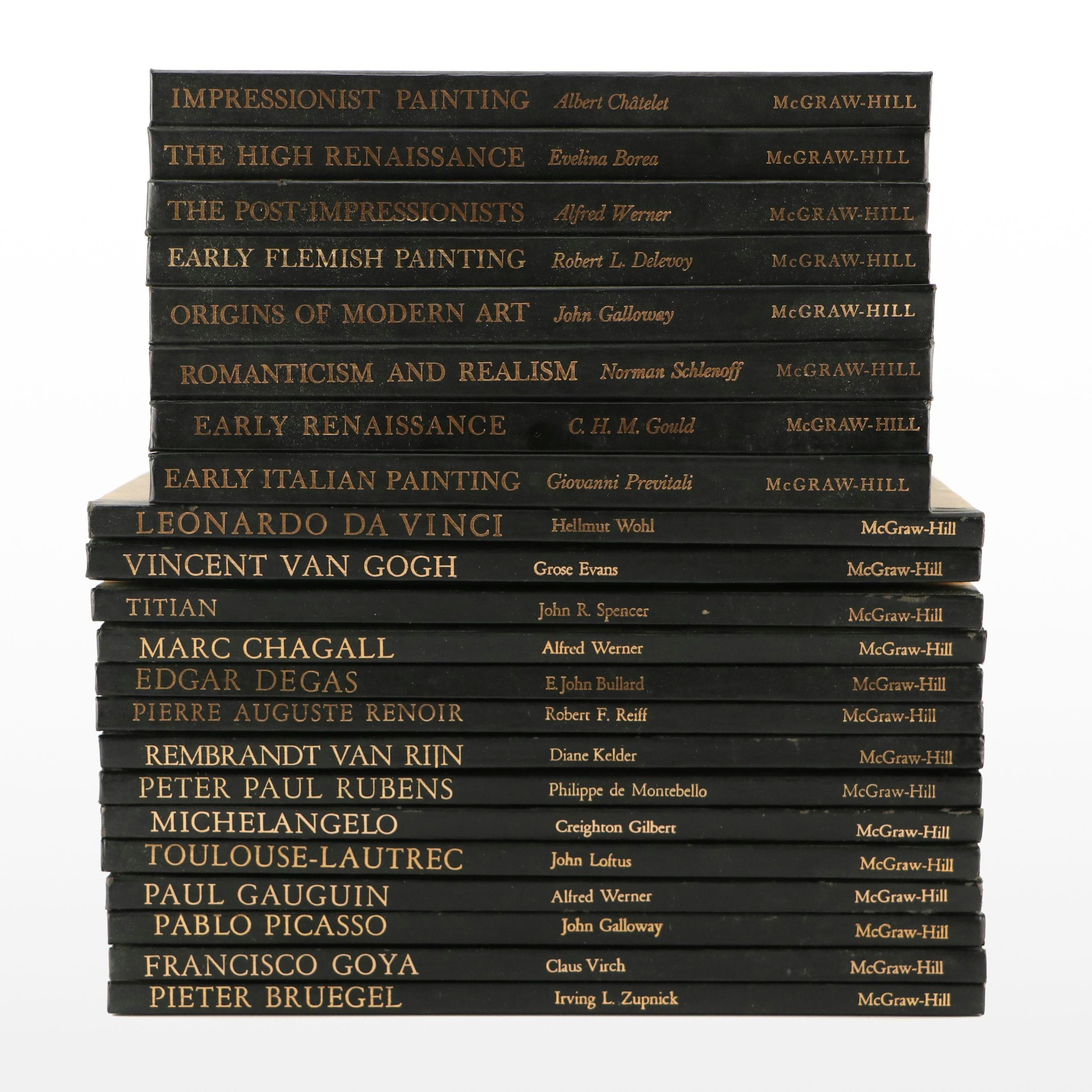 "Color Slide Books of the Great Masters" Complete Set and More Art History Books