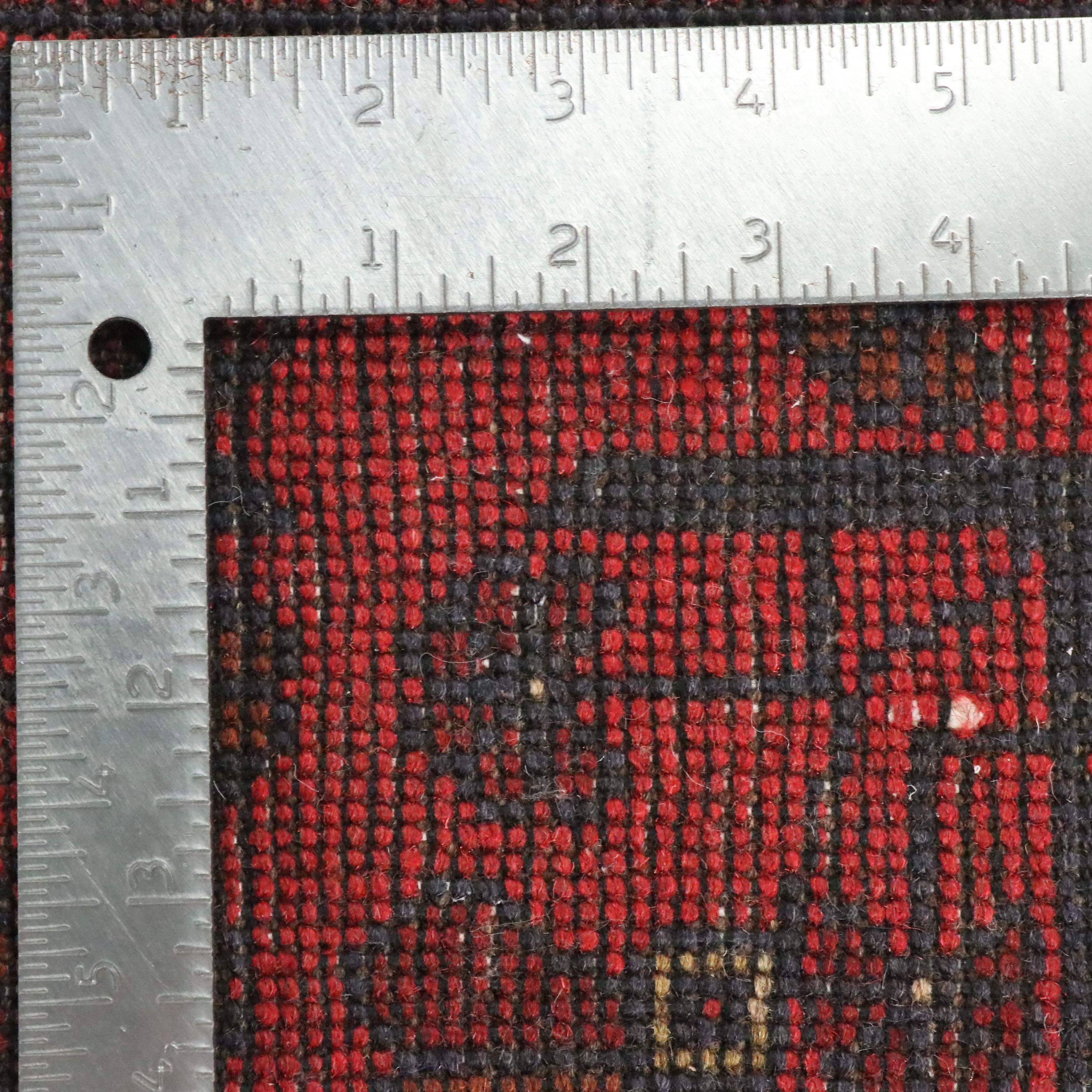 1'10 x 5'2 Hand-Knotted Afghan Kunduz Accent Rug