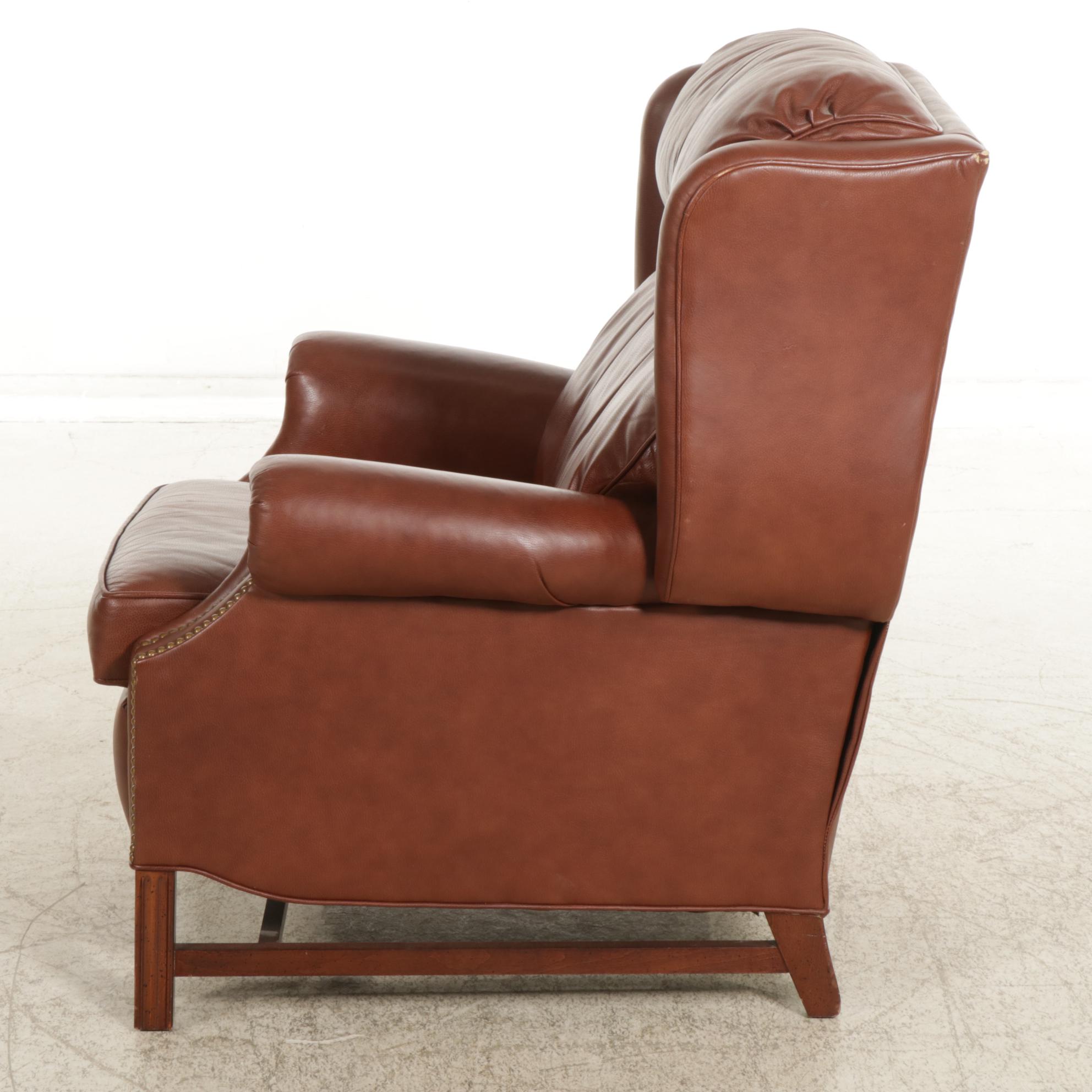 Motioncraft by Sherrill Leather Upholstered Recliner, 2002