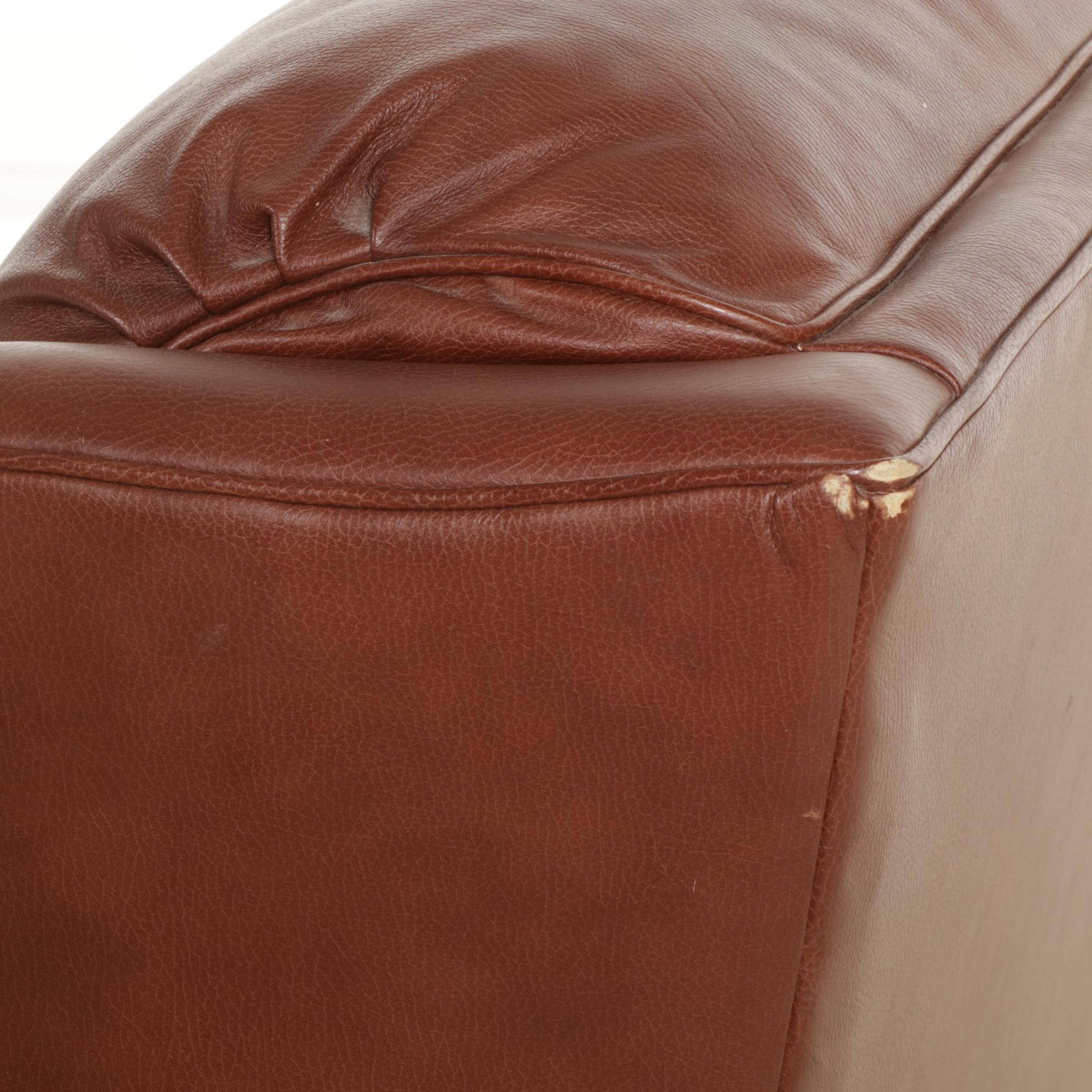 Motioncraft by Sherrill Leather Upholstered Recliner, 2002