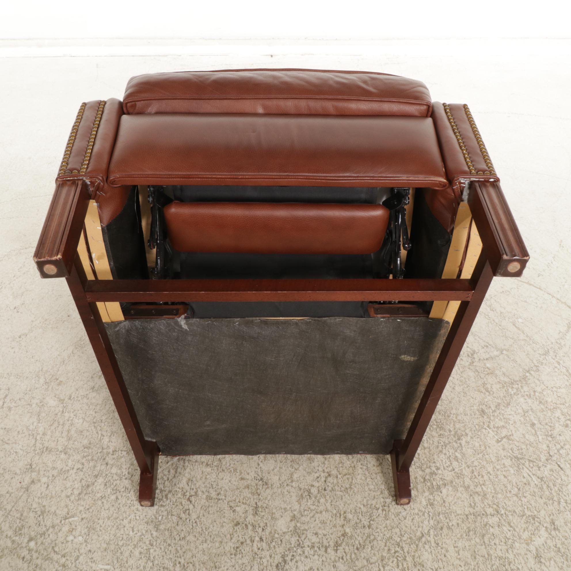 Motioncraft by Sherrill Leather Upholstered Recliner, 2002