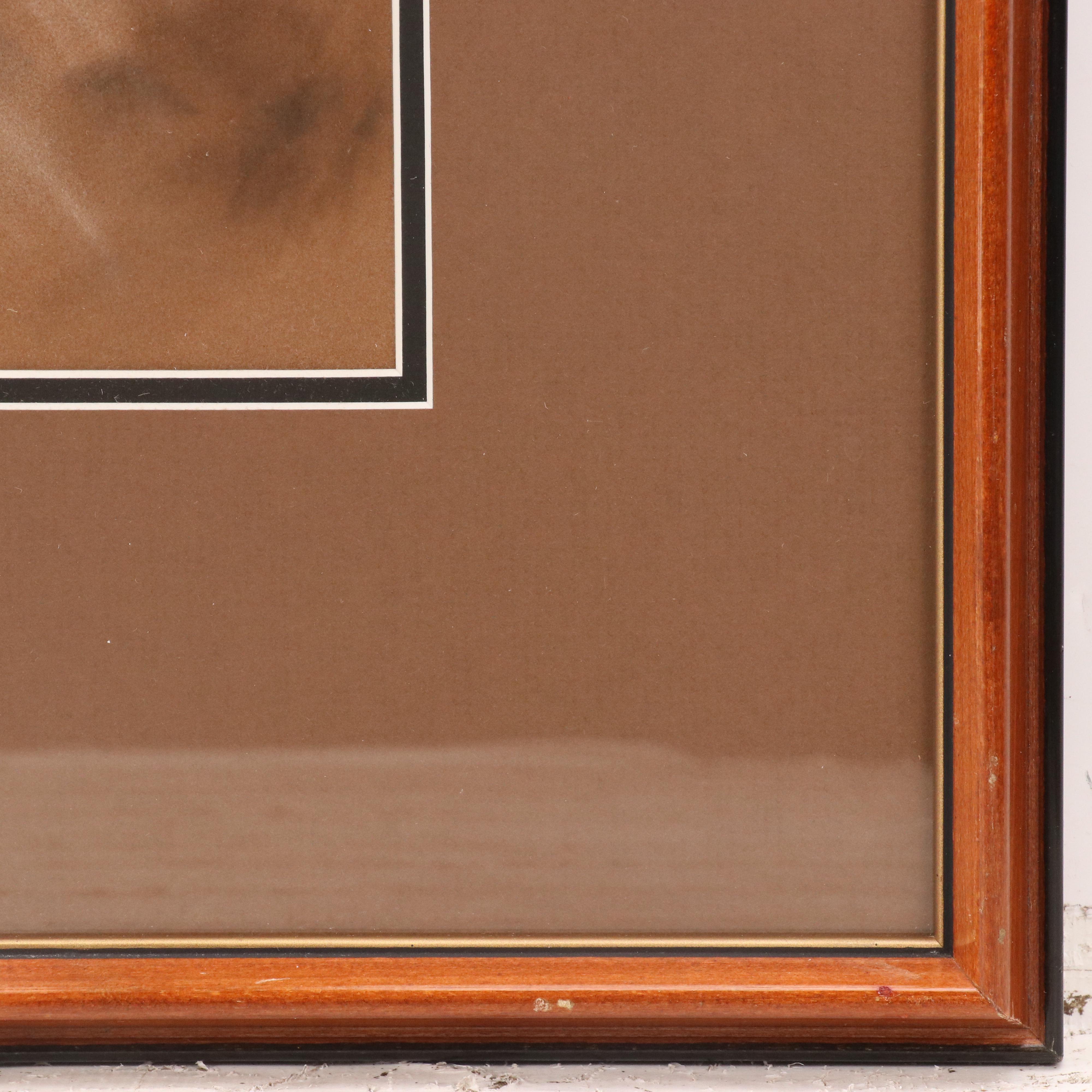 Jan Mirra Pastel Dog Portrait of Rough Coat Collie