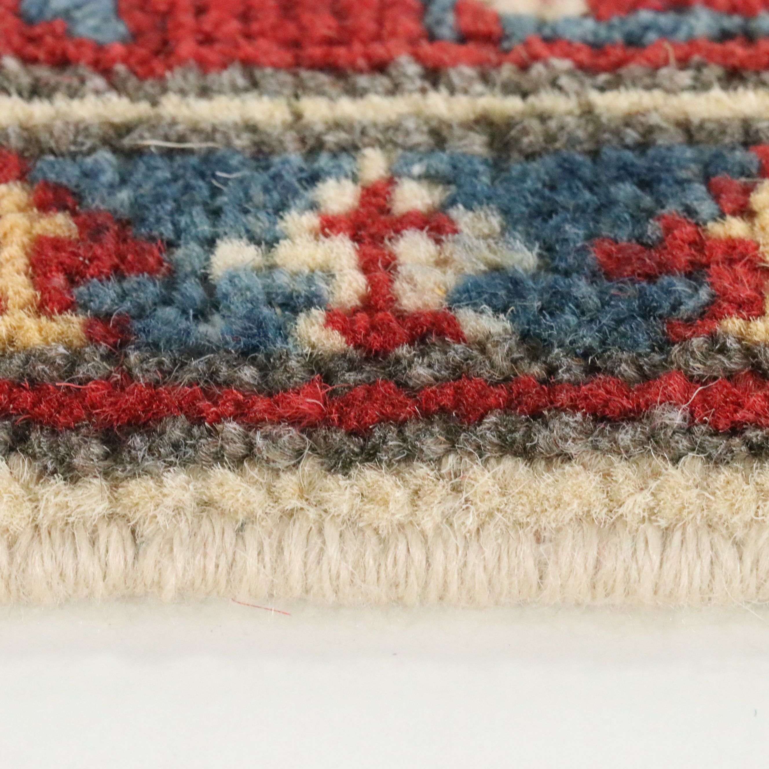 2'1 x 3'1 Hand-Knotted Afghan Kazak Accent Rug