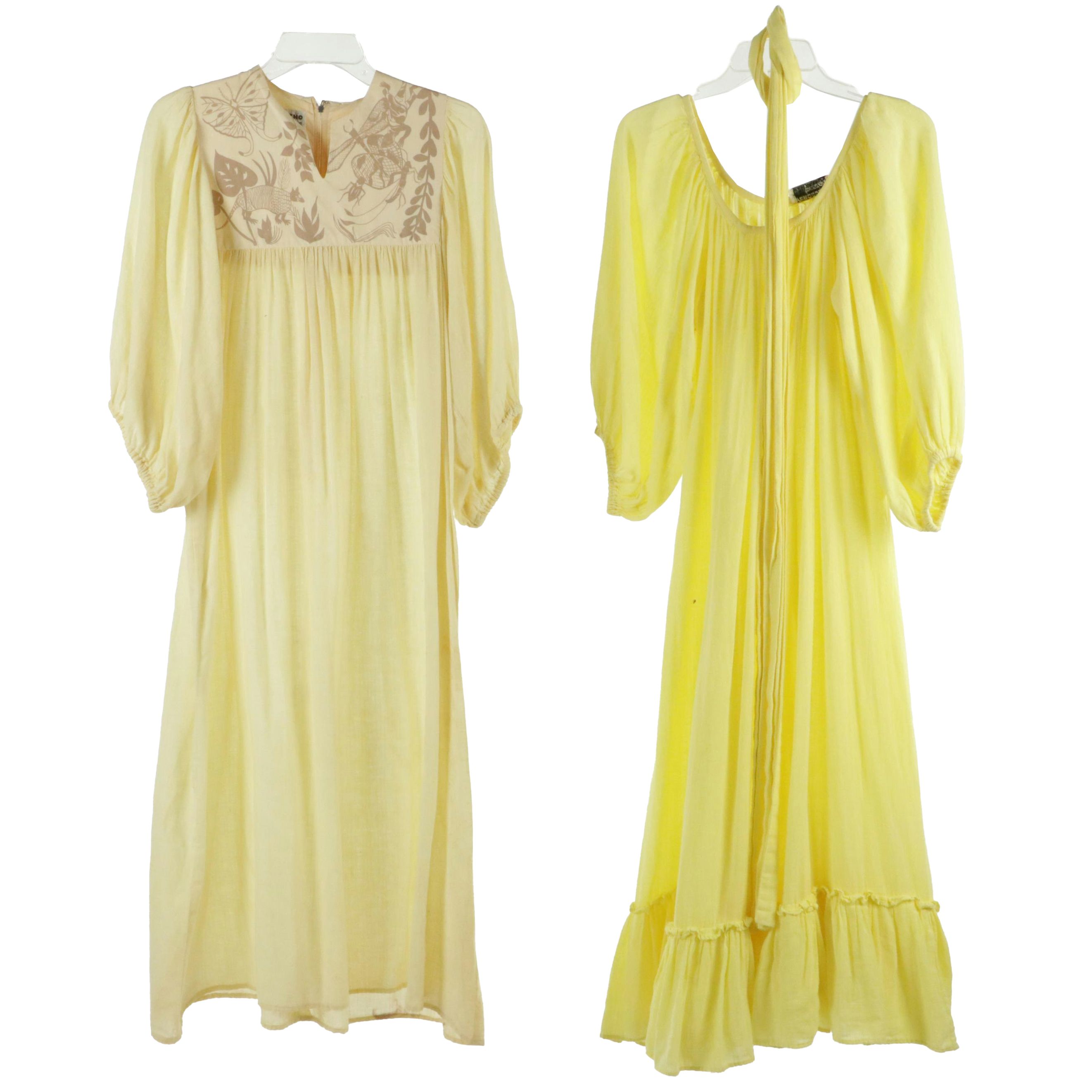 Roberta Vercellino Designs Mexican Boho Maxi Dresses in Cotton