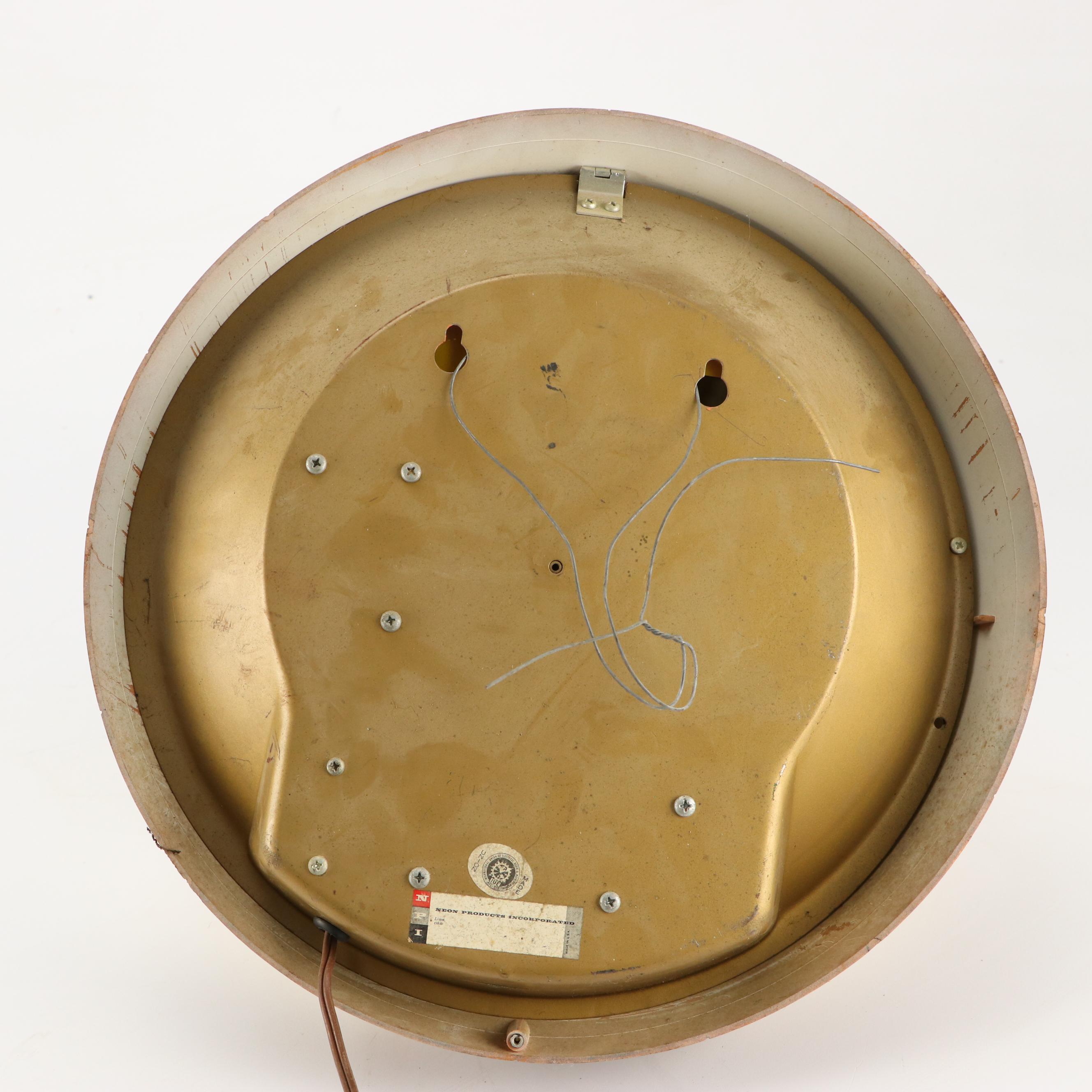 Illuminated Burger Beer Sign with Other Alcohol Advertising Signs